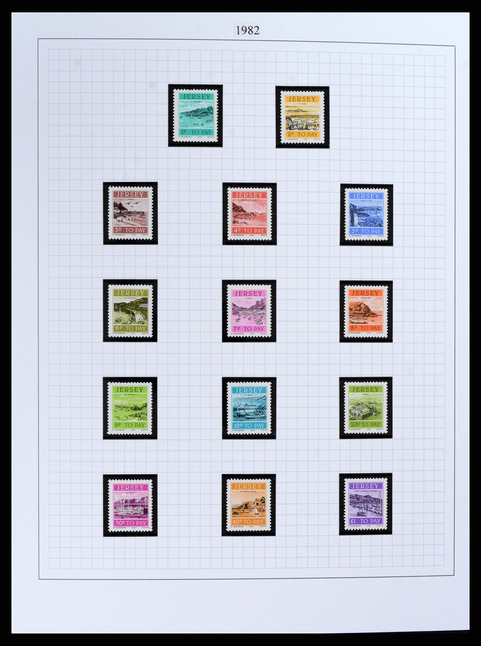 37370 003 - Postzegelverzameling 37370 Kanaaleilanden 1969-2007.