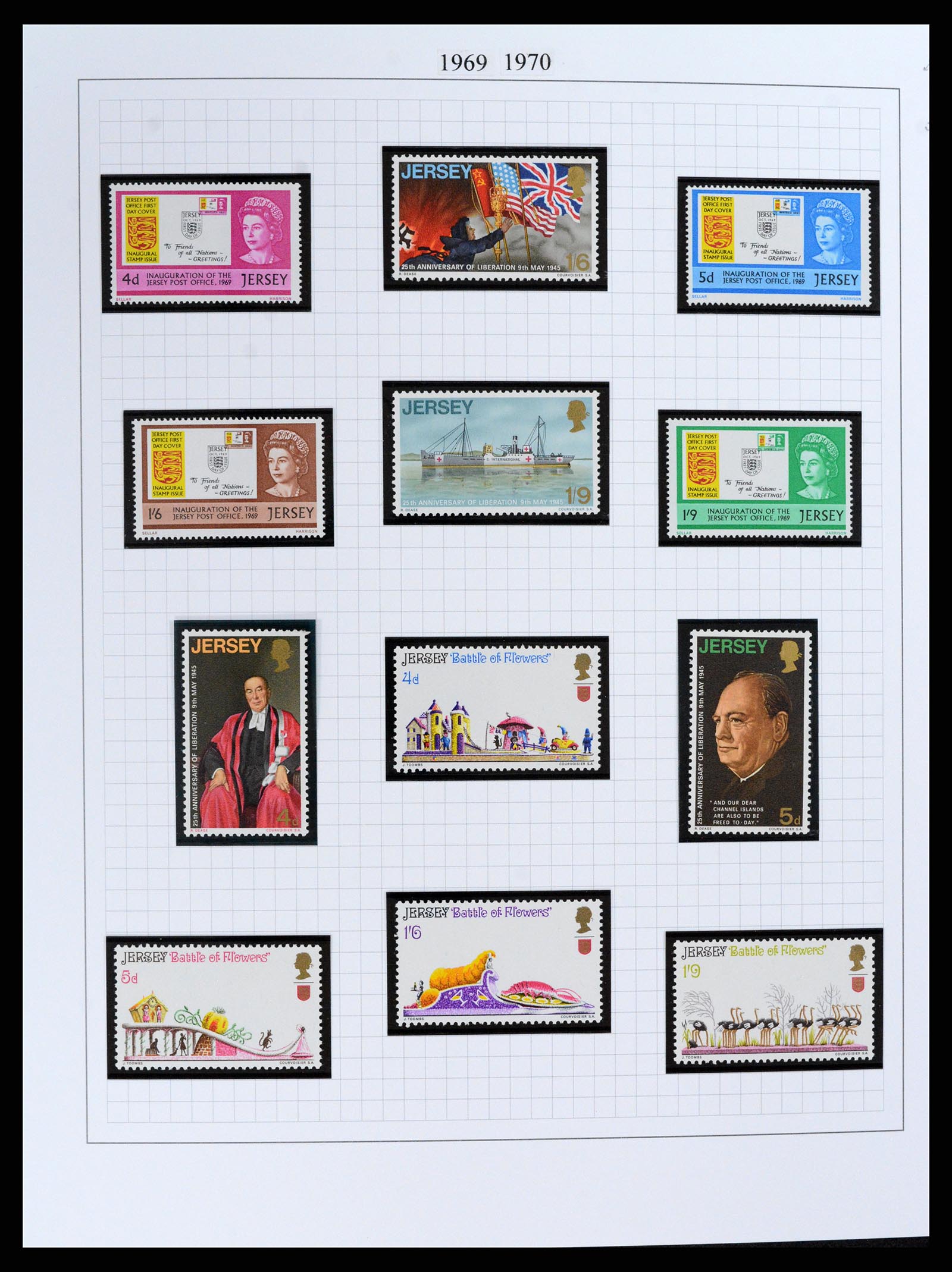 37370 004 - Postzegelverzameling 37370 Kanaaleilanden 1969-2007.