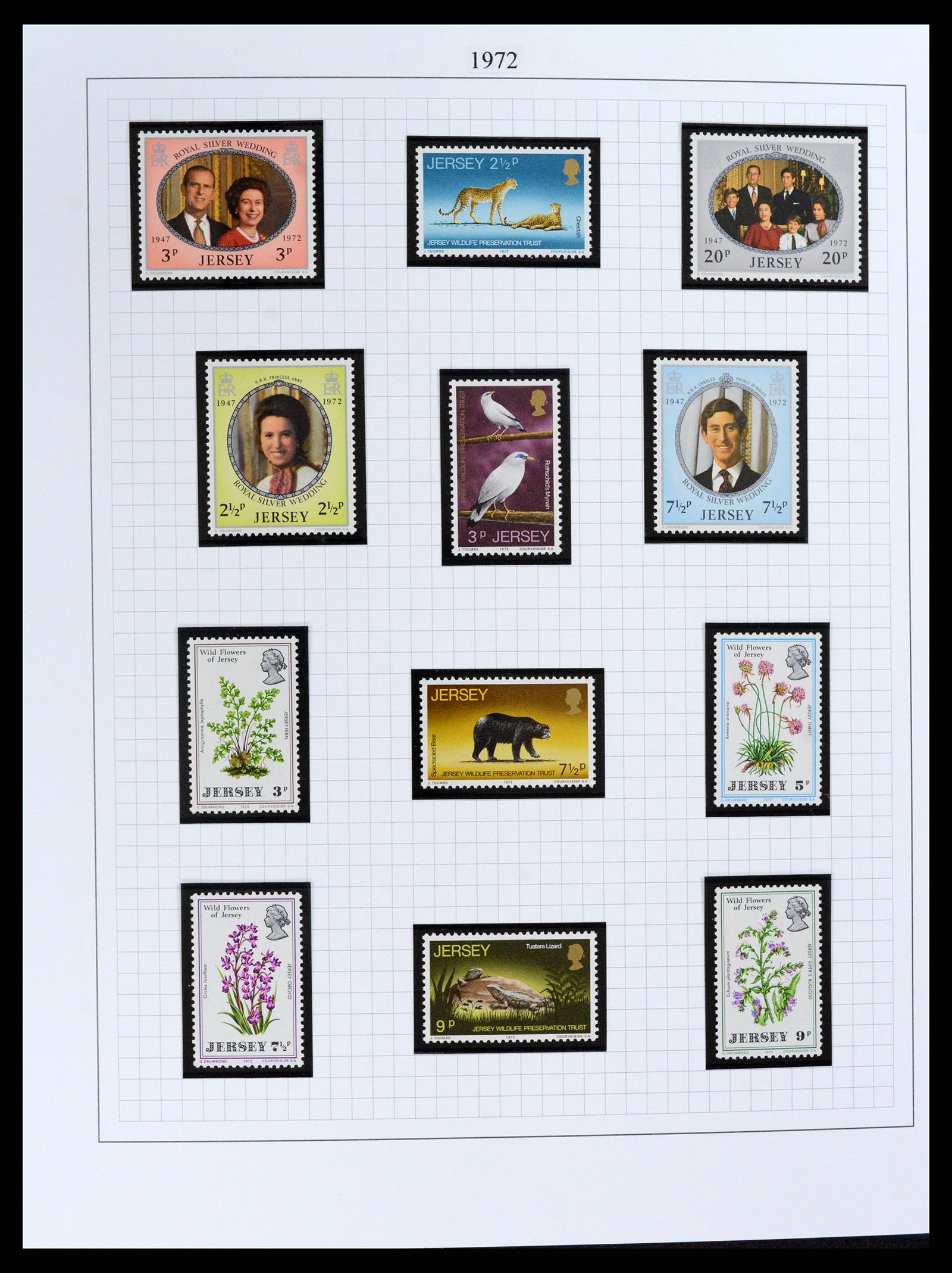 37370 006 - Postzegelverzameling 37370 Kanaaleilanden 1969-2007.