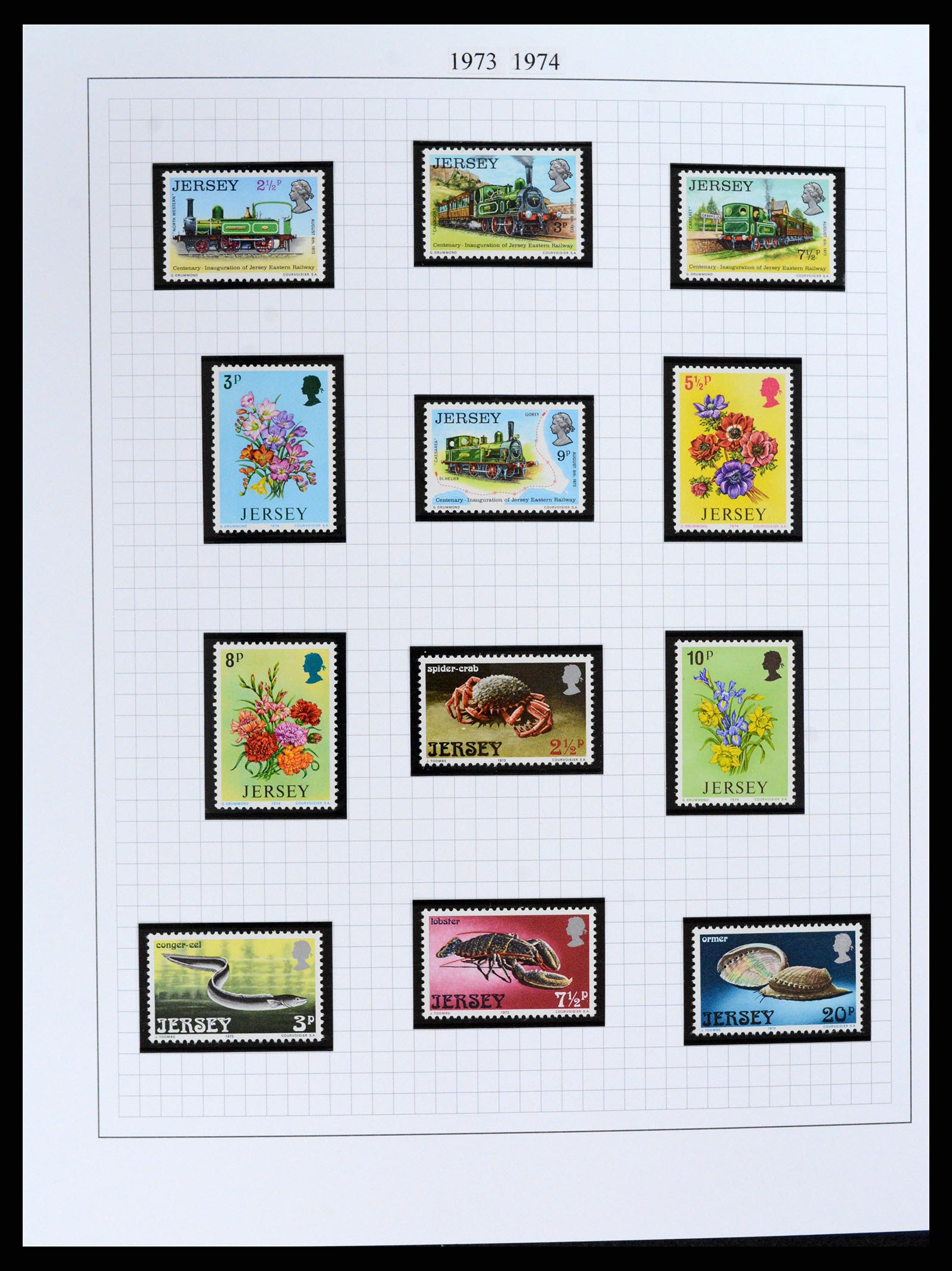 37370 008 - Postzegelverzameling 37370 Kanaaleilanden 1969-2007.
