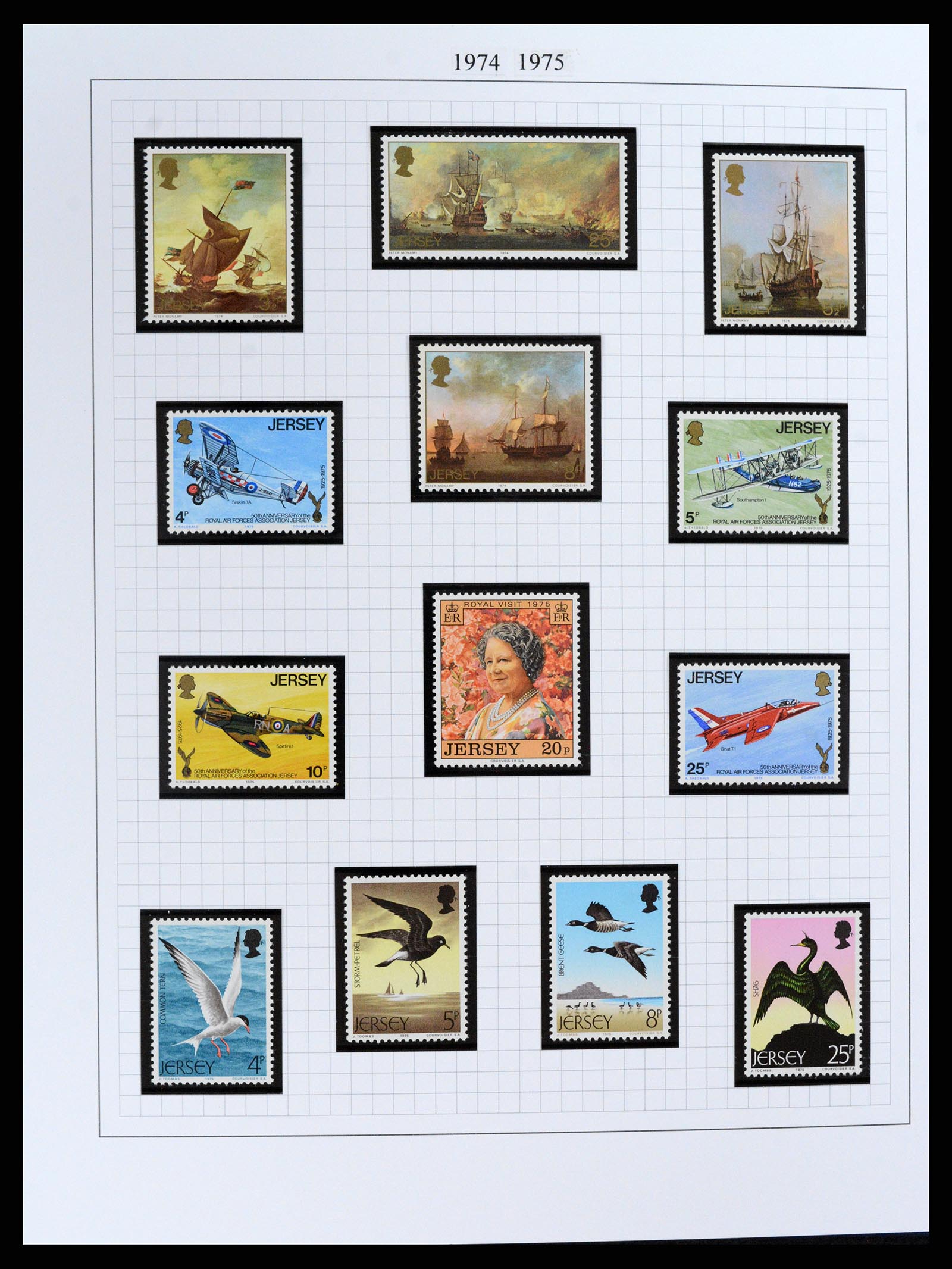 37370 010 - Postzegelverzameling 37370 Kanaaleilanden 1969-2007.