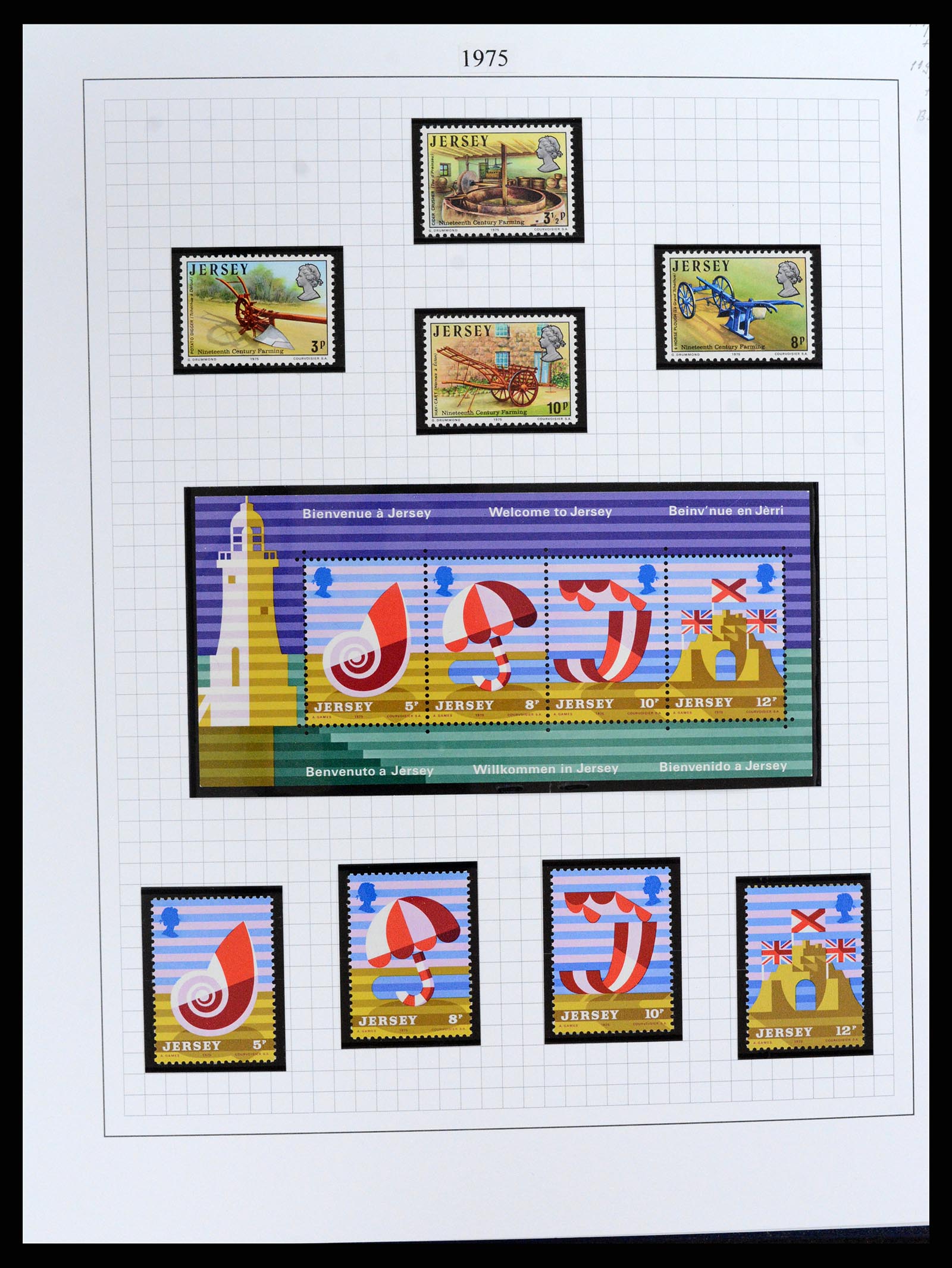 37370 011 - Postzegelverzameling 37370 Kanaaleilanden 1969-2007.