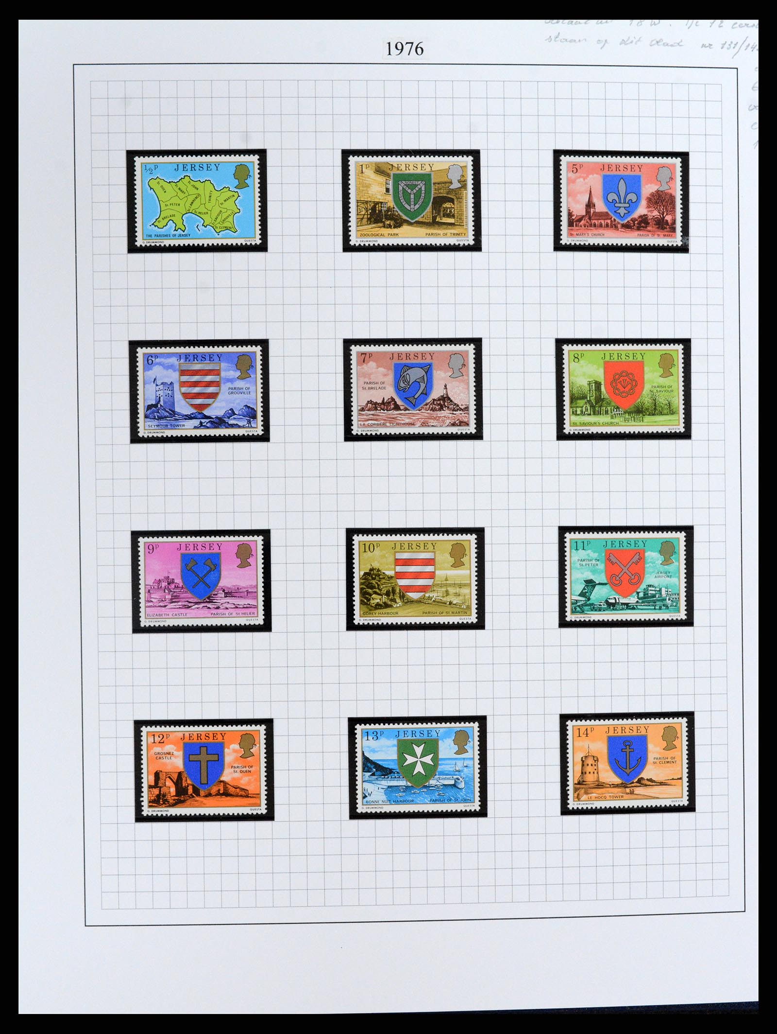 37370 012 - Postzegelverzameling 37370 Kanaaleilanden 1969-2007.