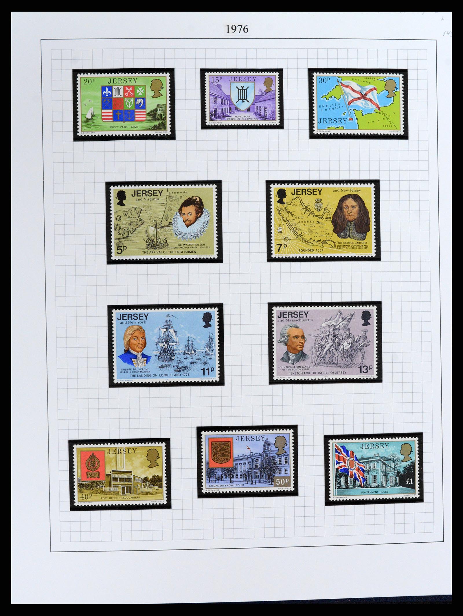 37370 013 - Postzegelverzameling 37370 Kanaaleilanden 1969-2007.