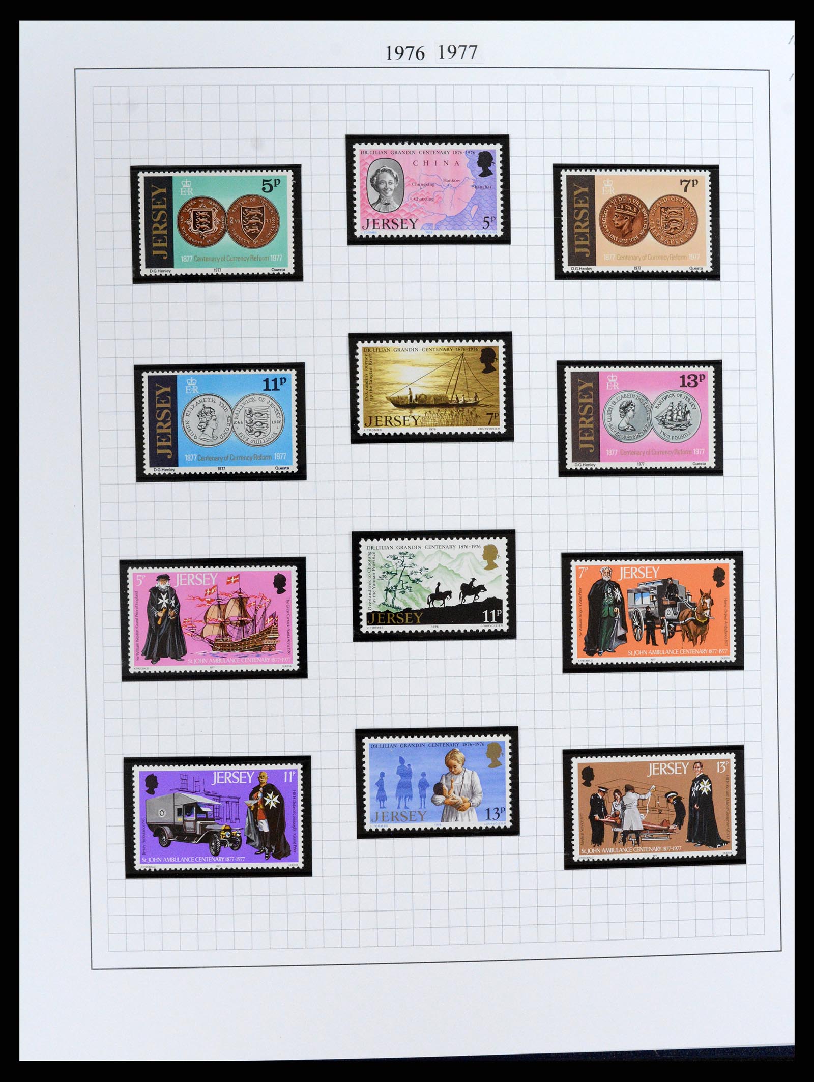 37370 014 - Postzegelverzameling 37370 Kanaaleilanden 1969-2007.