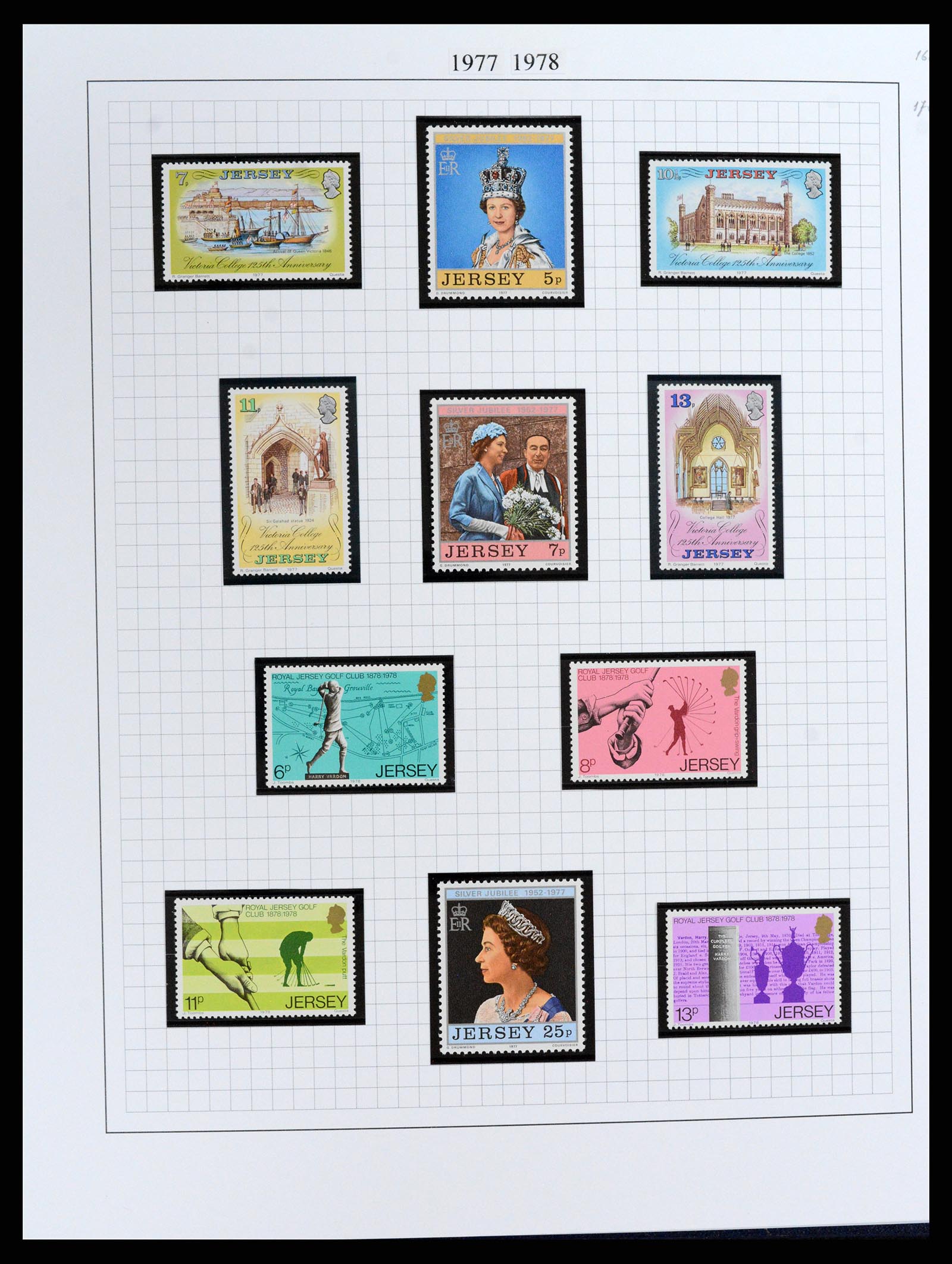 37370 015 - Postzegelverzameling 37370 Kanaaleilanden 1969-2007.