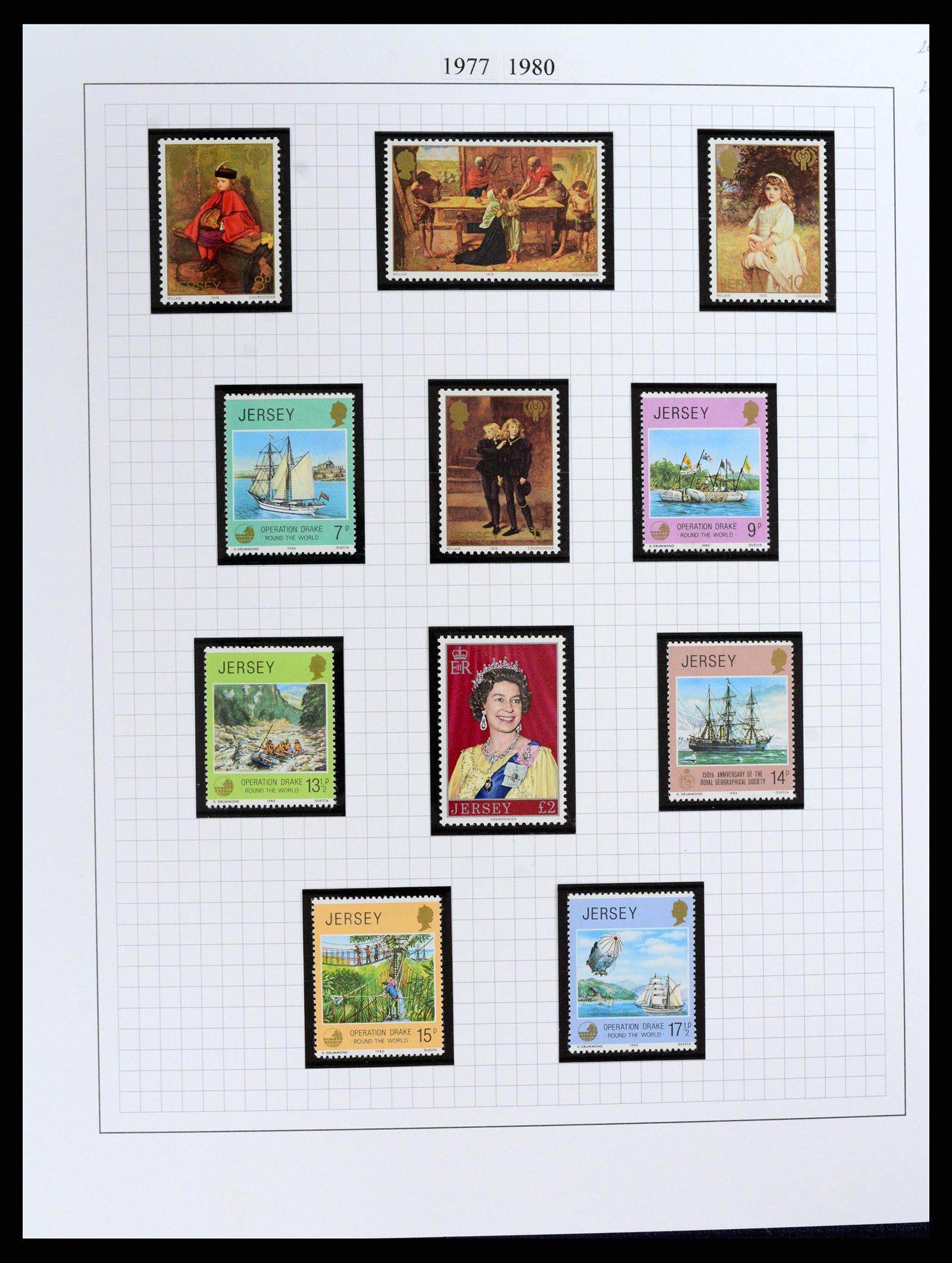 37370 017 - Postzegelverzameling 37370 Kanaaleilanden 1969-2007.