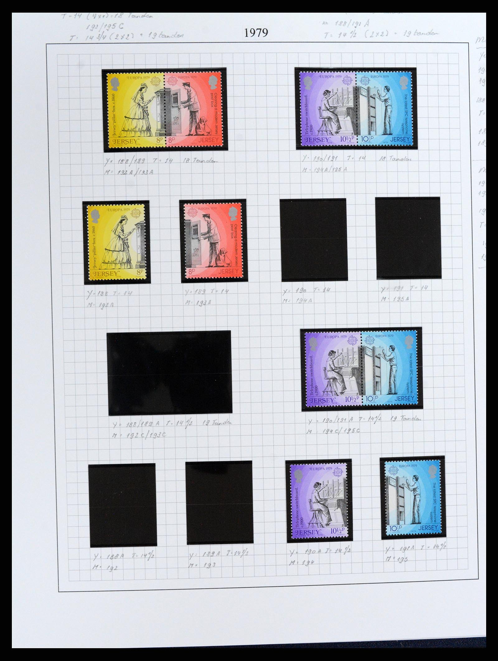 37370 019 - Postzegelverzameling 37370 Kanaaleilanden 1969-2007.