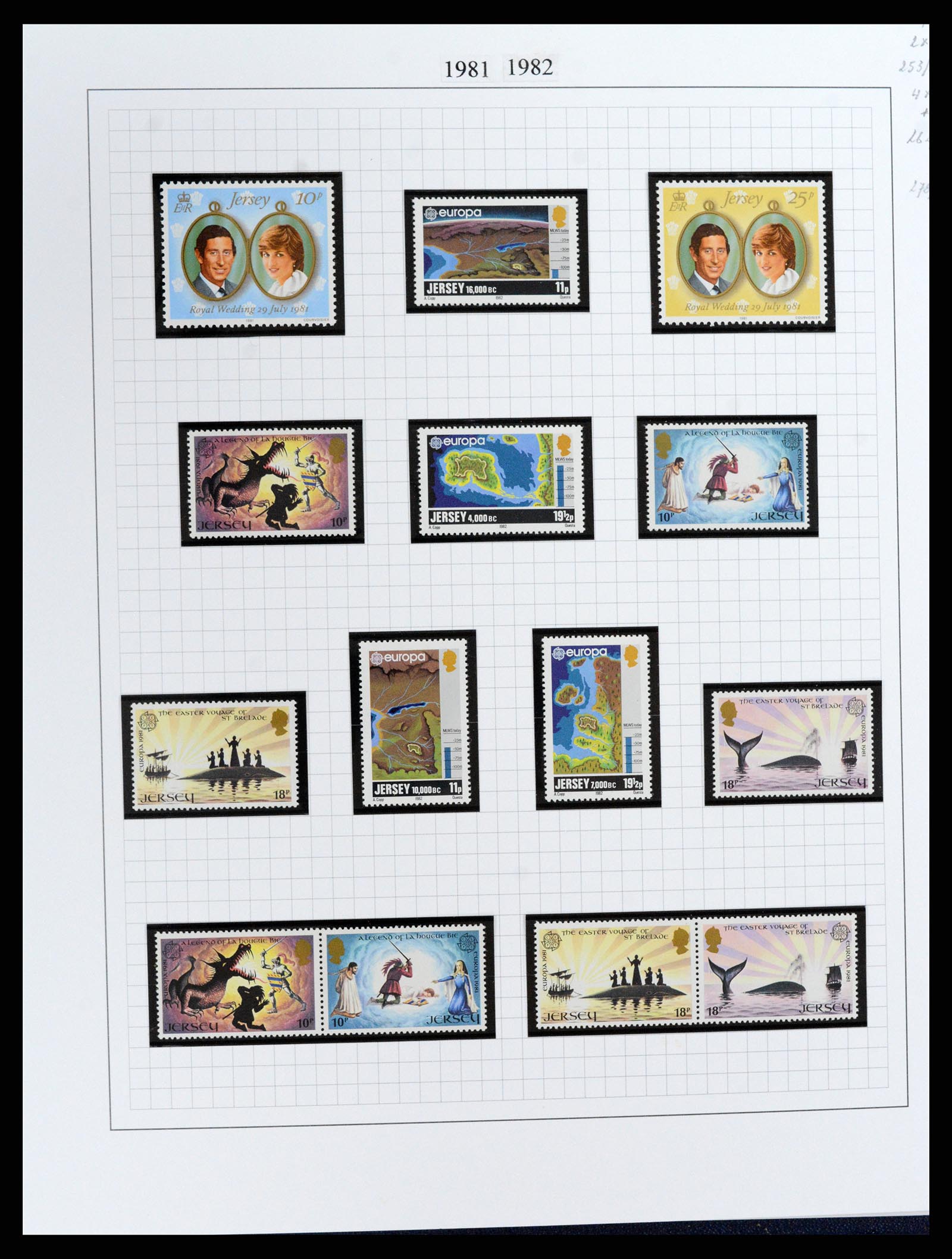 37370 025 - Postzegelverzameling 37370 Kanaaleilanden 1969-2007.