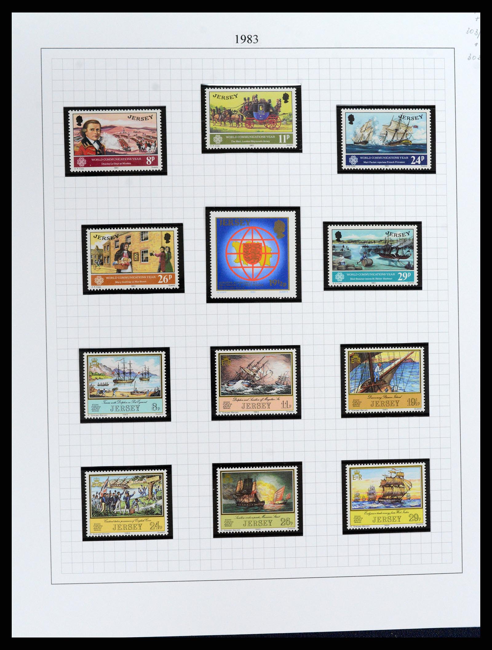 37370 029 - Postzegelverzameling 37370 Kanaaleilanden 1969-2007.