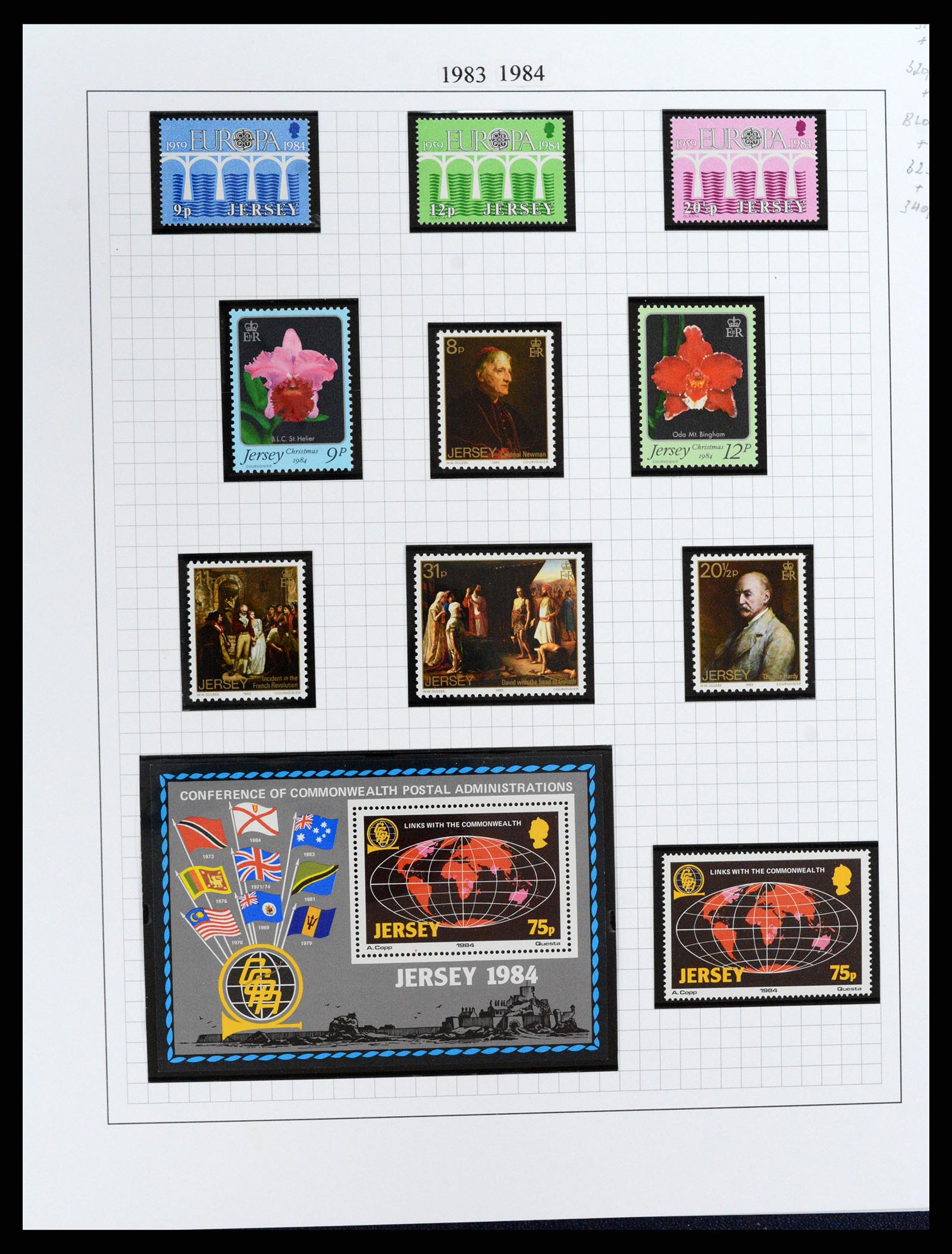 37370 030 - Postzegelverzameling 37370 Kanaaleilanden 1969-2007.