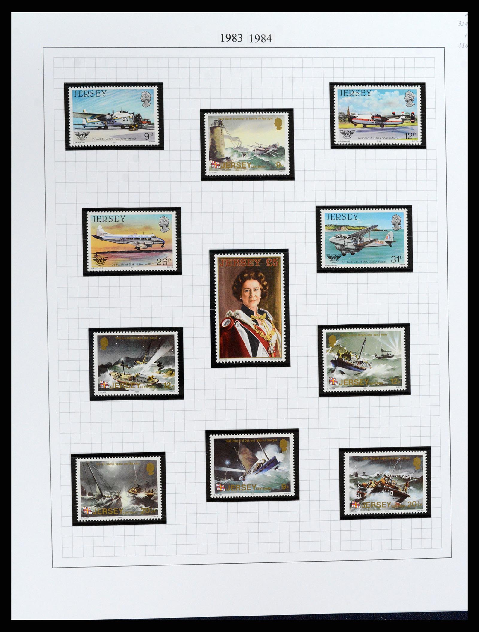 37370 031 - Postzegelverzameling 37370 Kanaaleilanden 1969-2007.