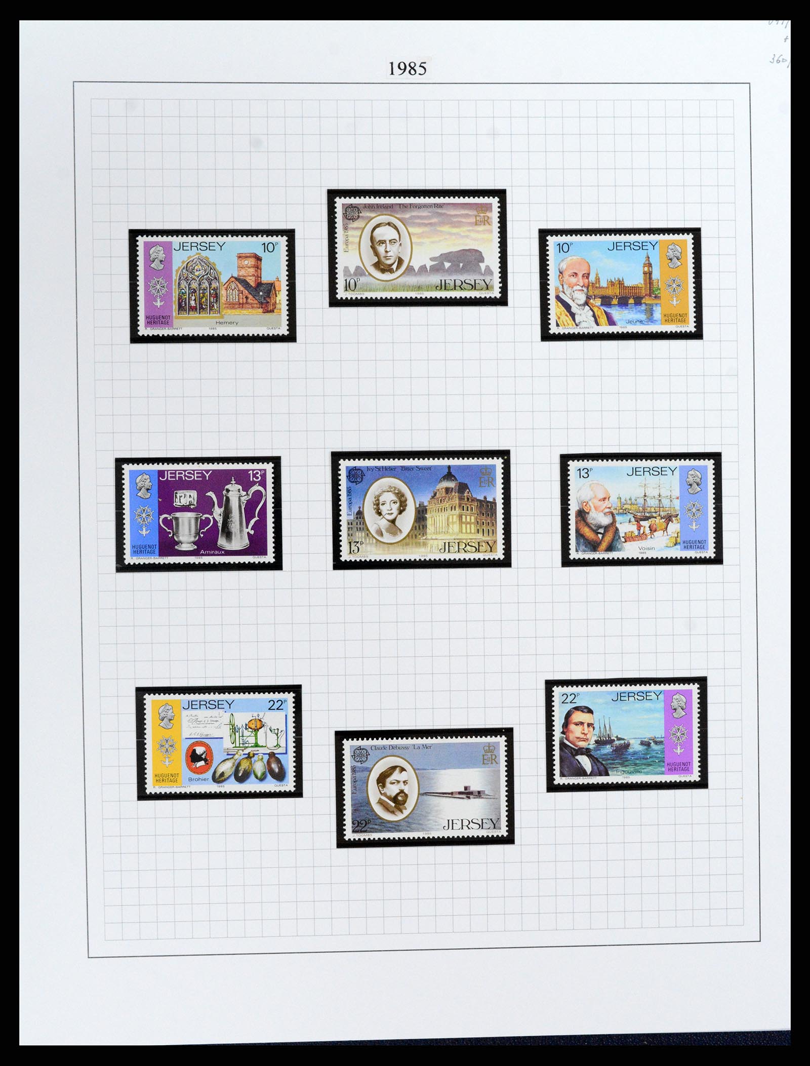 37370 035 - Postzegelverzameling 37370 Kanaaleilanden 1969-2007.