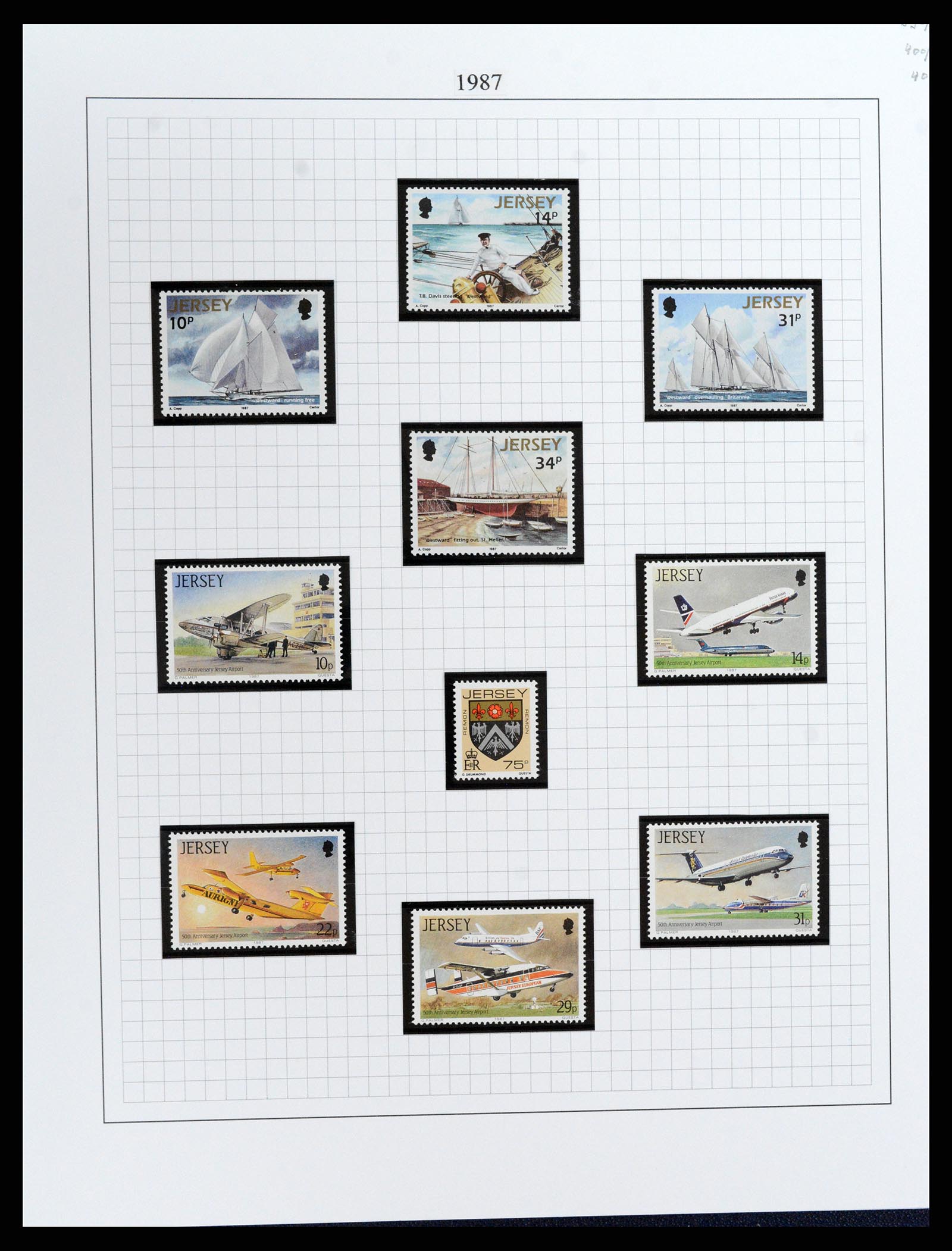 37370 039 - Postzegelverzameling 37370 Kanaaleilanden 1969-2007.