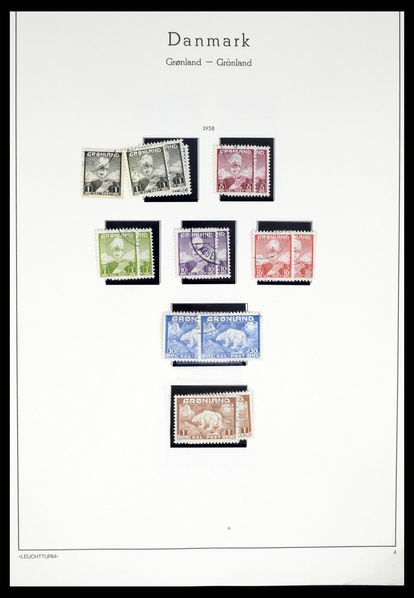 37372 001 - Postzegelverzameling 37372 Groenland 1938-2004.