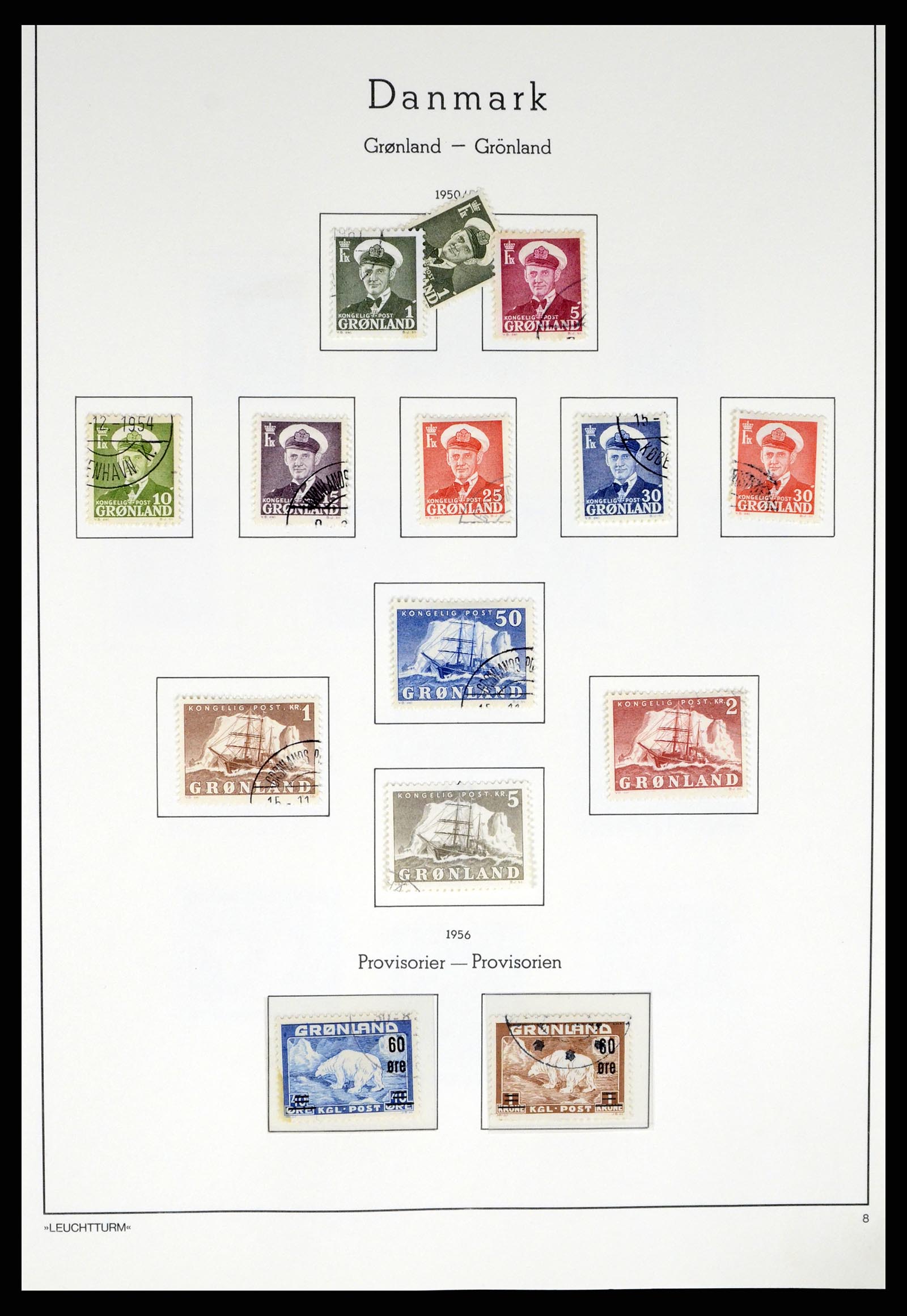 37372 004 - Postzegelverzameling 37372 Groenland 1938-2004.