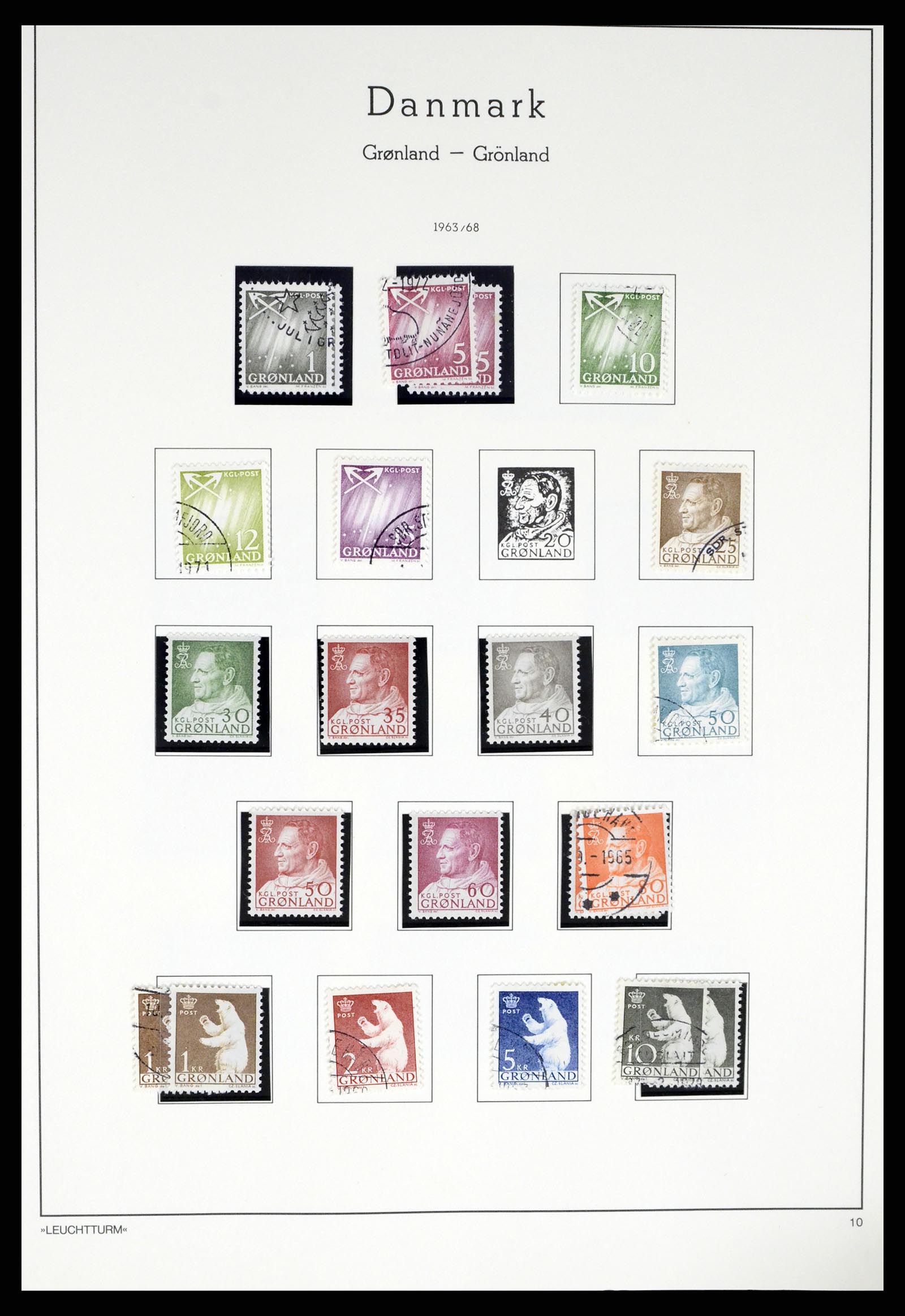 37372 006 - Postzegelverzameling 37372 Groenland 1938-2004.