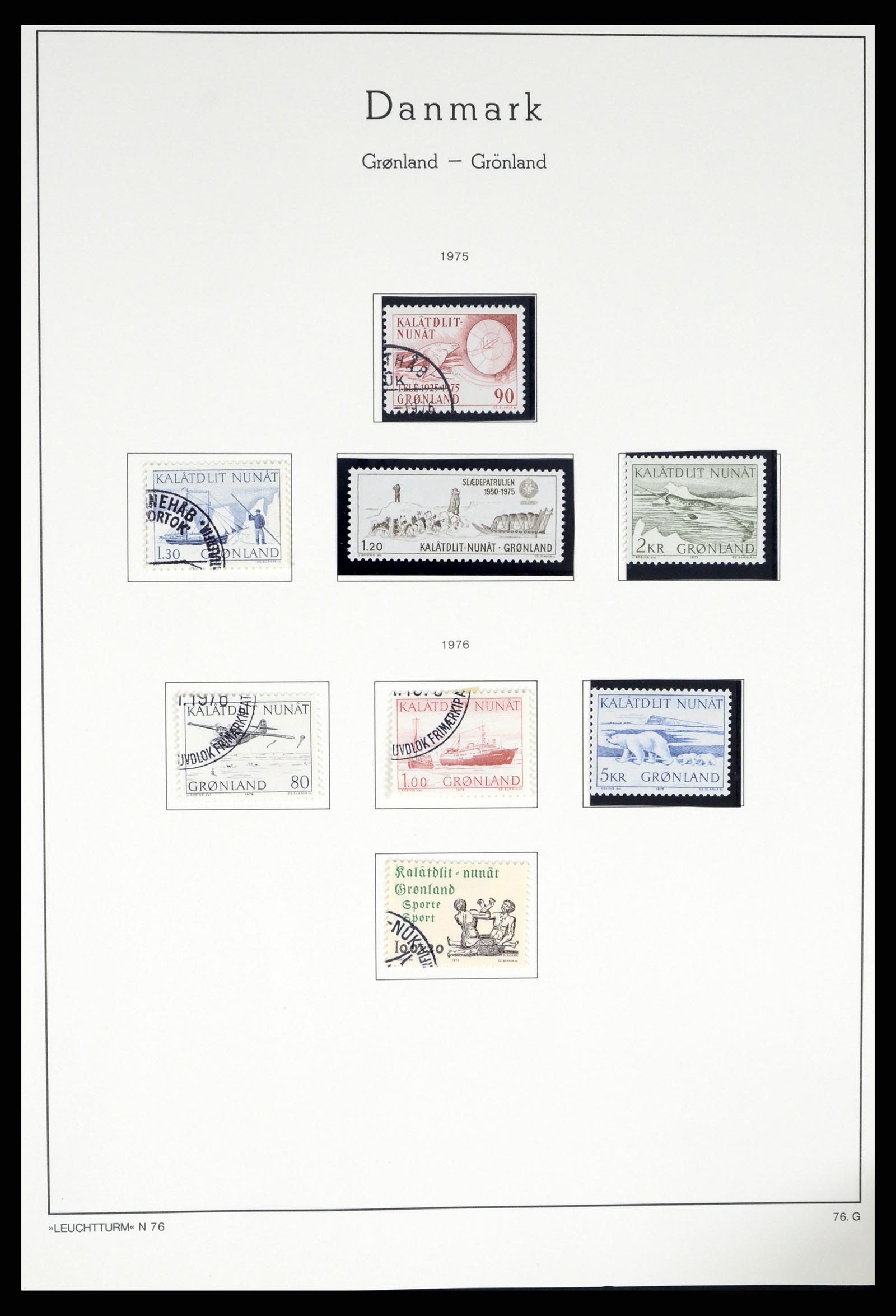 37372 009 - Stamp collection 37372 Greenland 1938-2004.