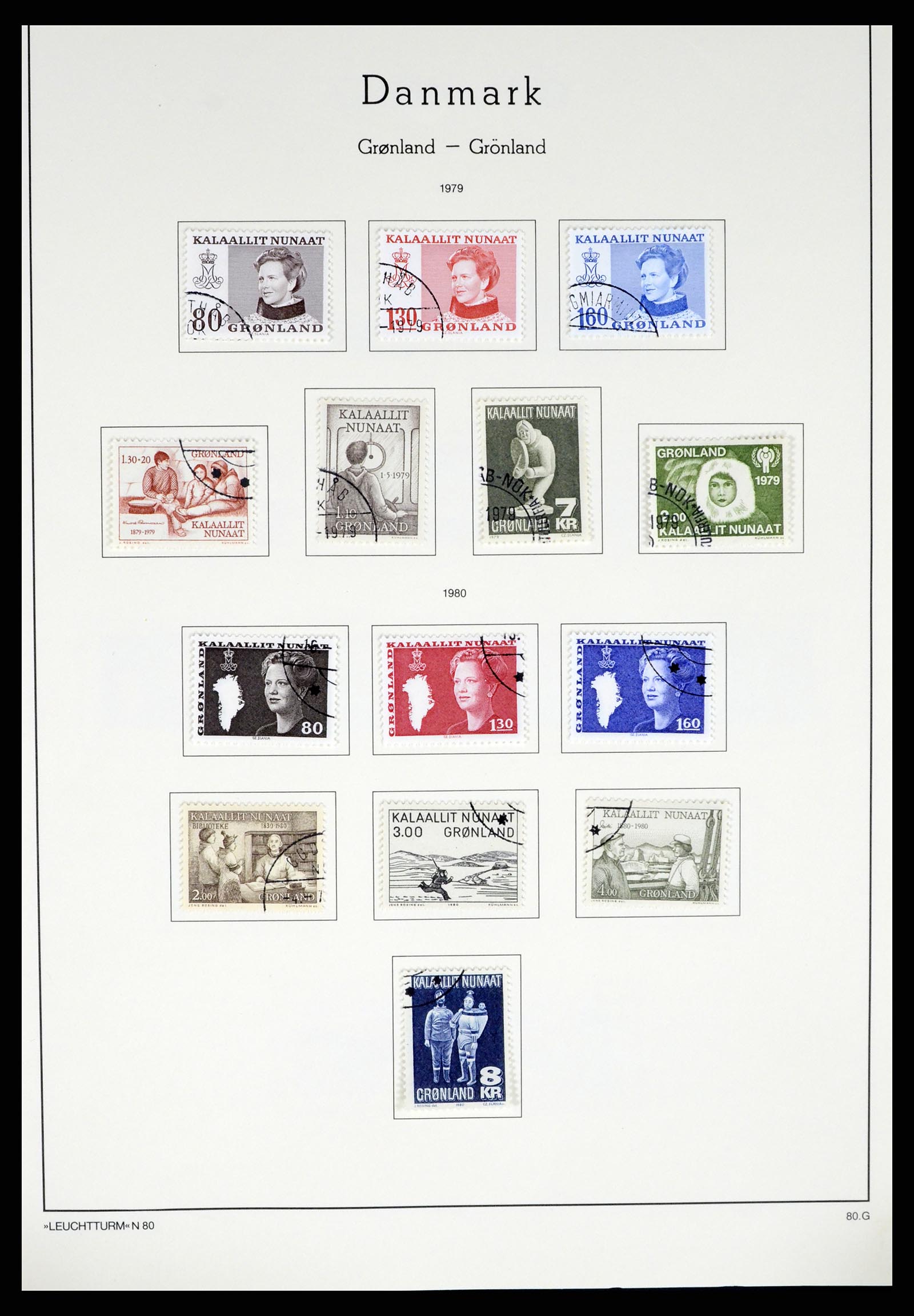 37372 011 - Postzegelverzameling 37372 Groenland 1938-2004.