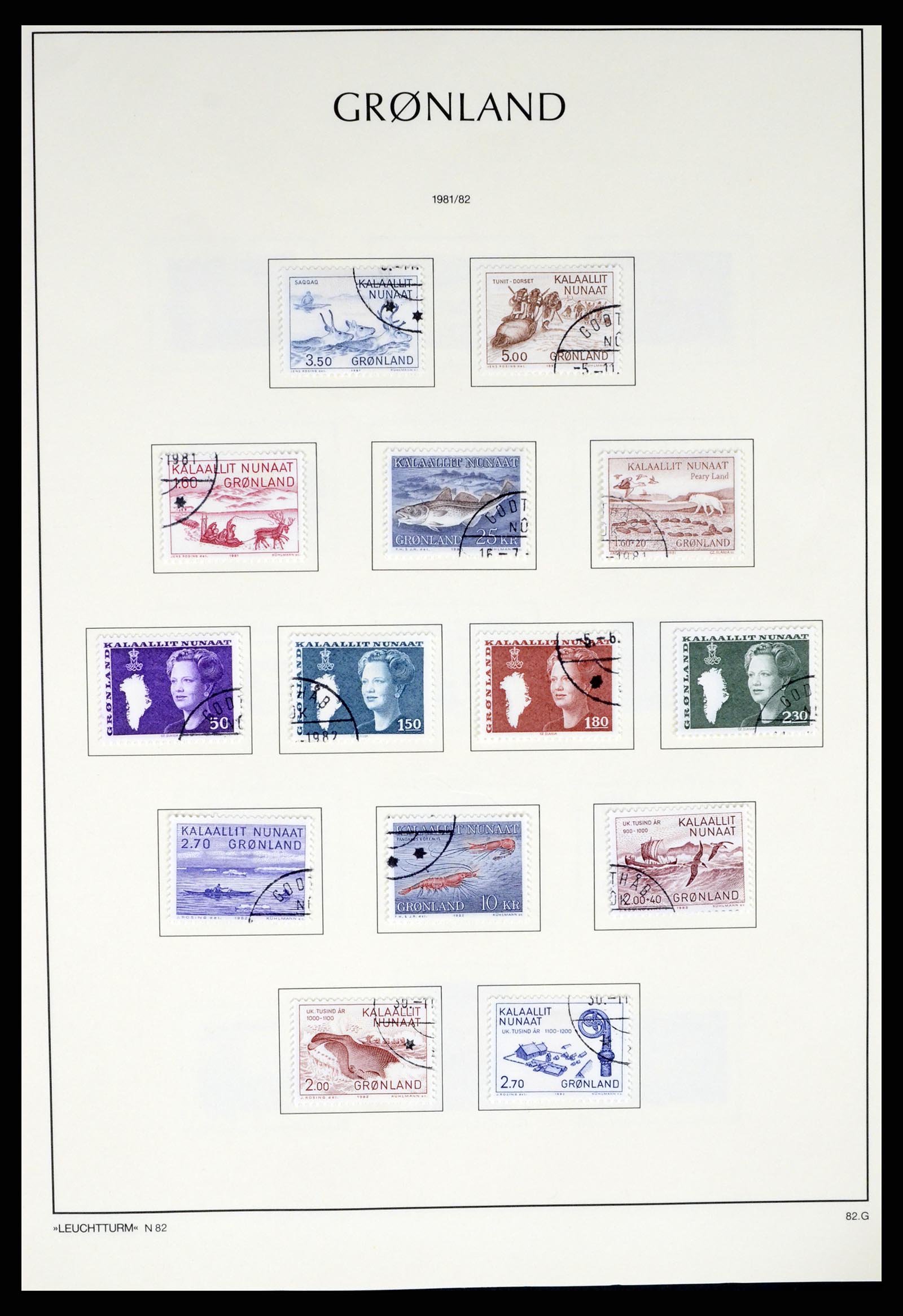 37372 012 - Stamp collection 37372 Greenland 1938-2004.