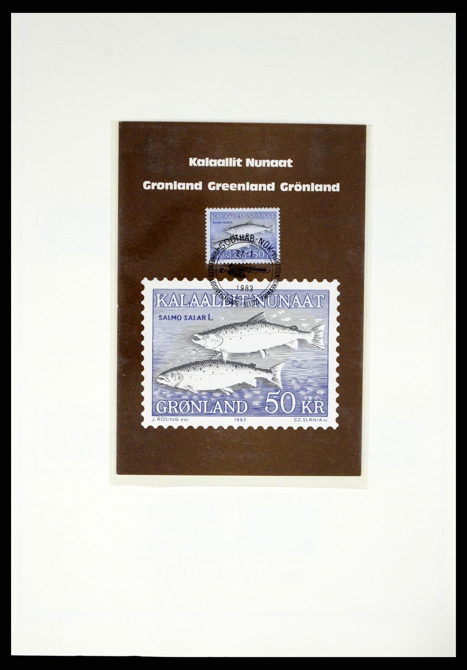 37372 014 - Postzegelverzameling 37372 Groenland 1938-2004.