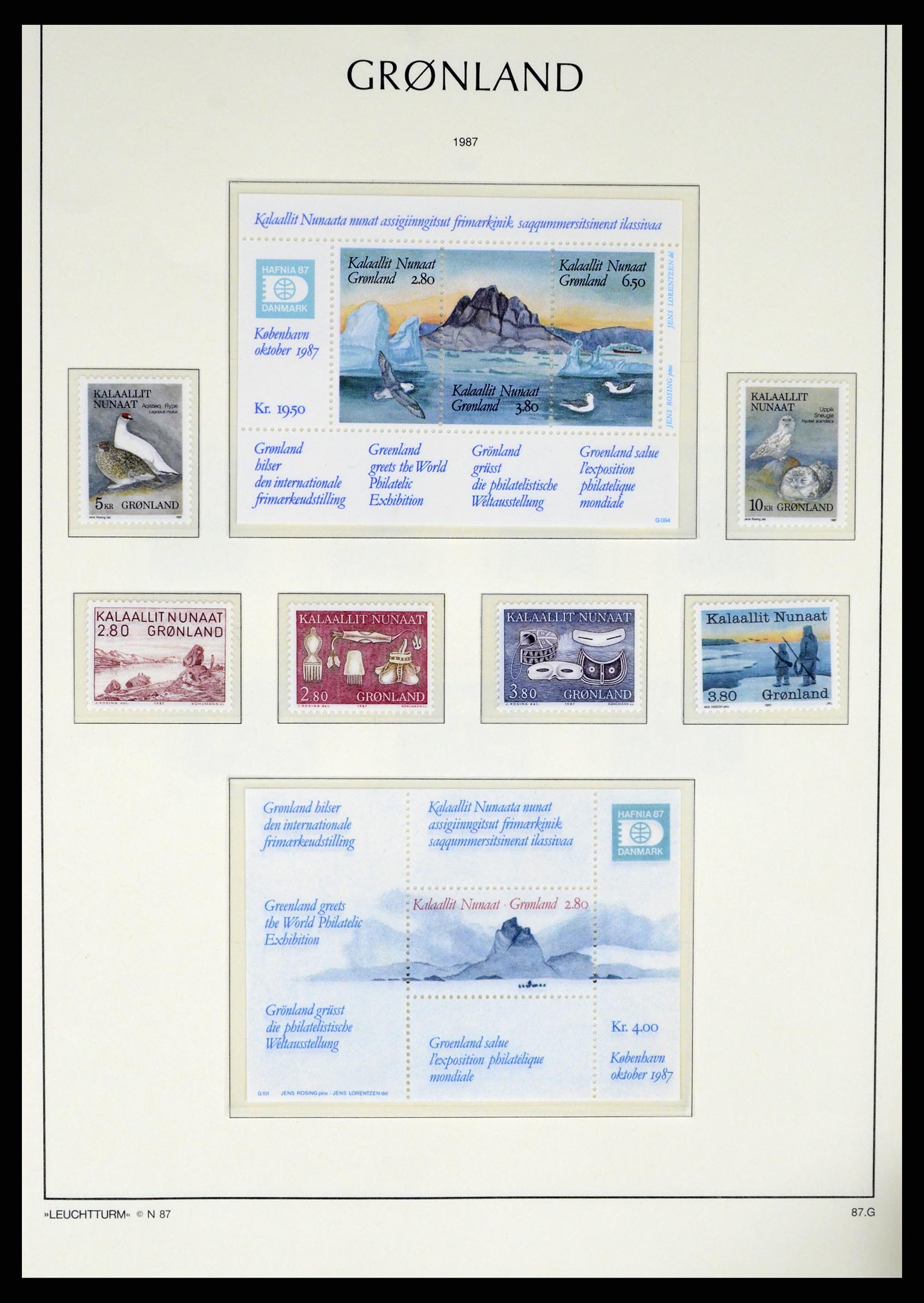 37372 021 - Postzegelverzameling 37372 Groenland 1938-2004.