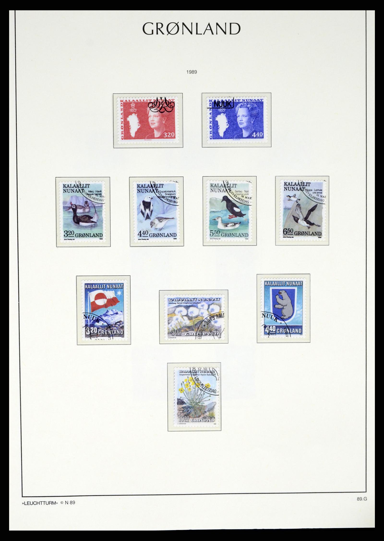 37372 023 - Postzegelverzameling 37372 Groenland 1938-2004.
