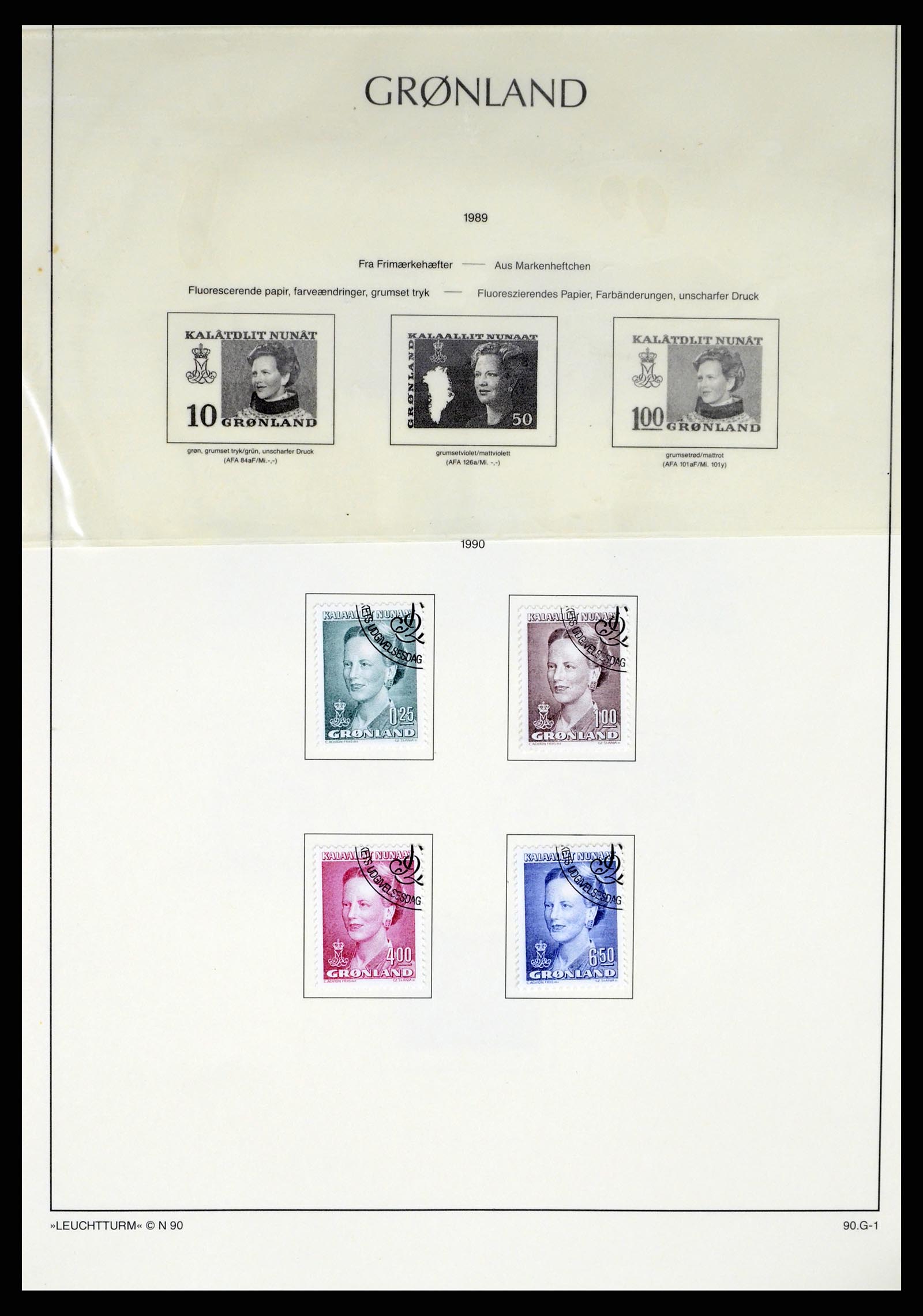 37372 024 - Postzegelverzameling 37372 Groenland 1938-2004.