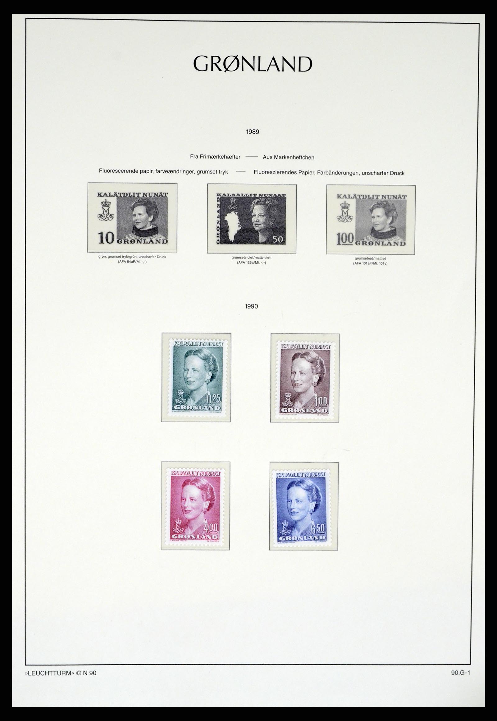 37372 026 - Stamp collection 37372 Greenland 1938-2004.