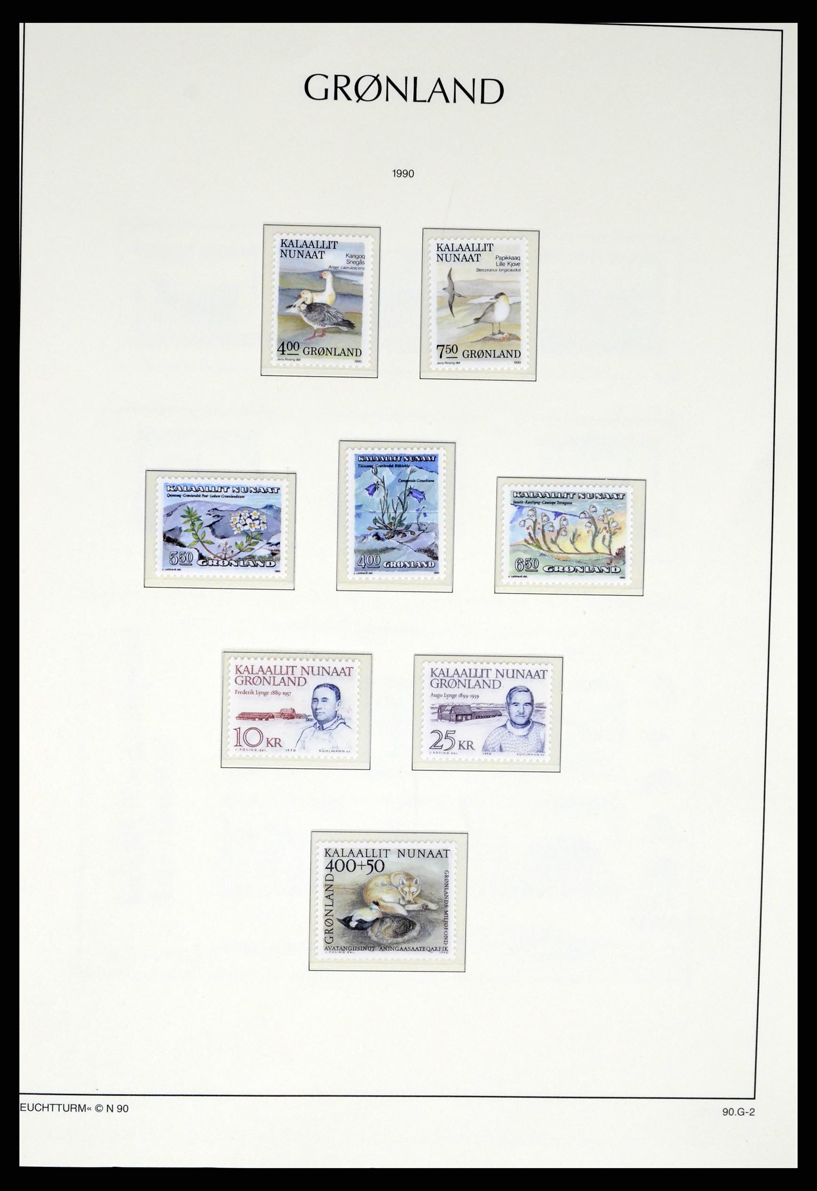 37372 027 - Postzegelverzameling 37372 Groenland 1938-2004.