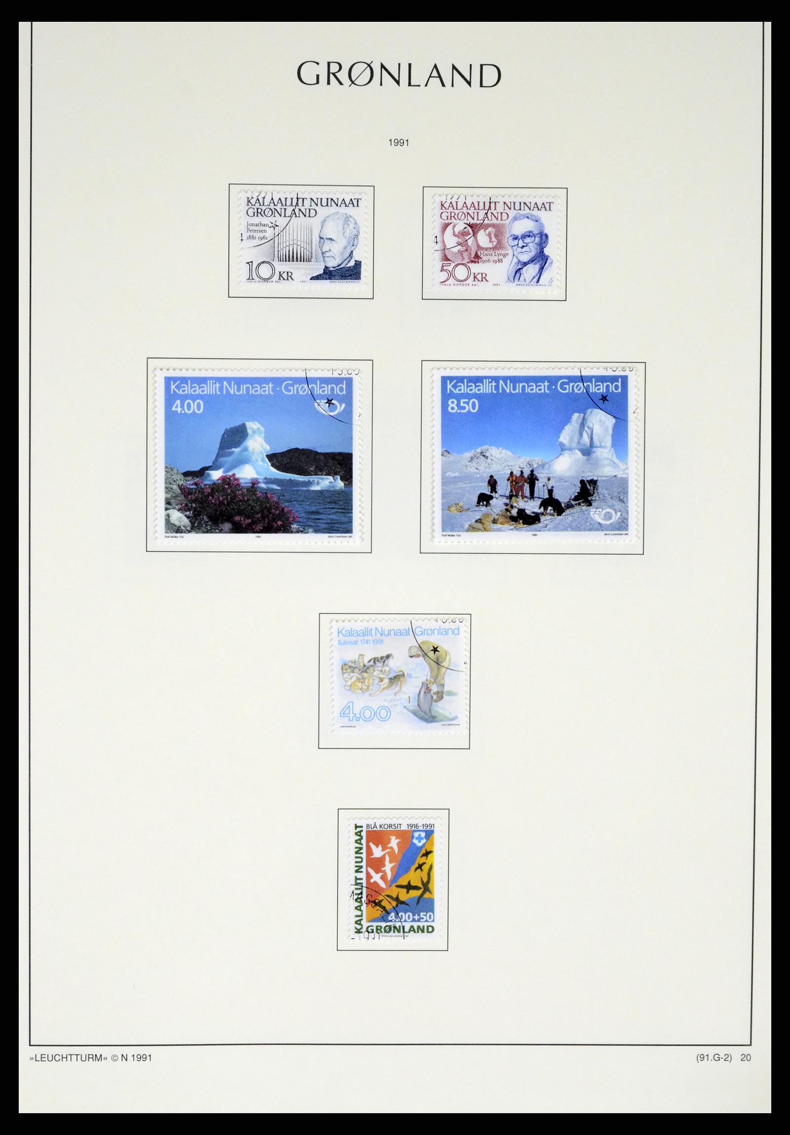 37372 031 - Postzegelverzameling 37372 Groenland 1938-2004.