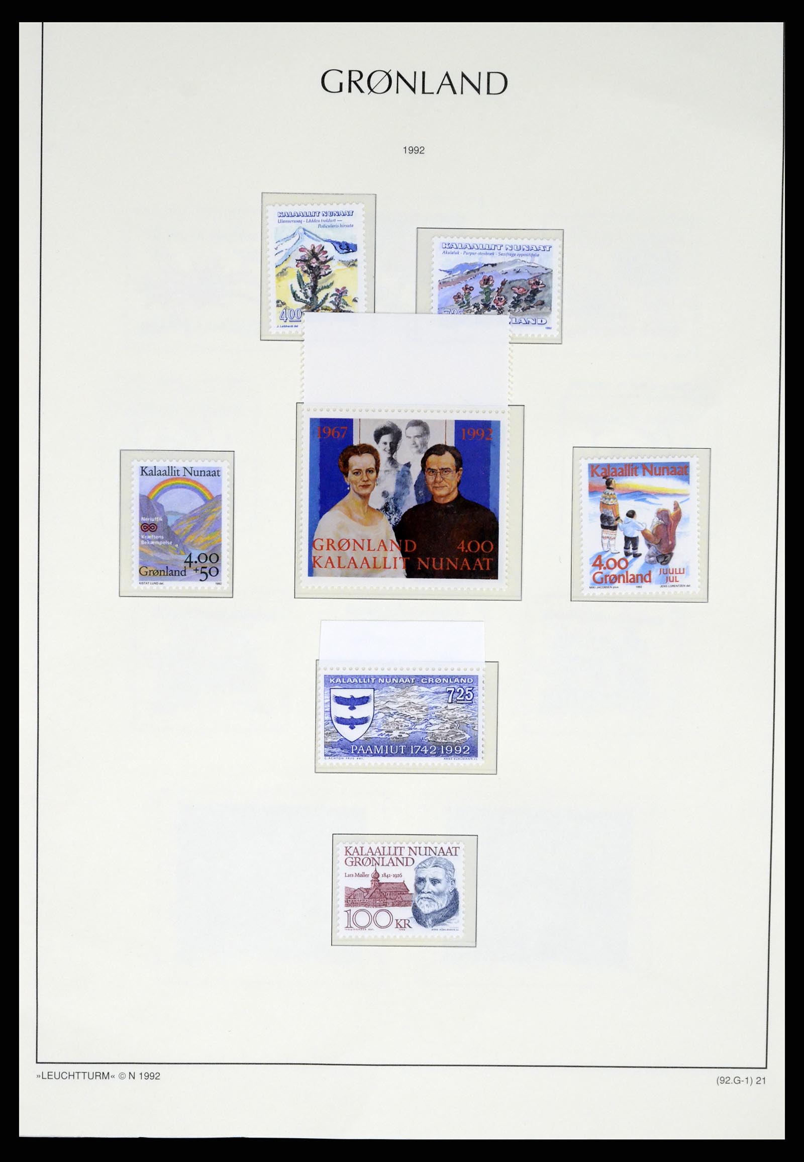 37372 033 - Postzegelverzameling 37372 Groenland 1938-2004.