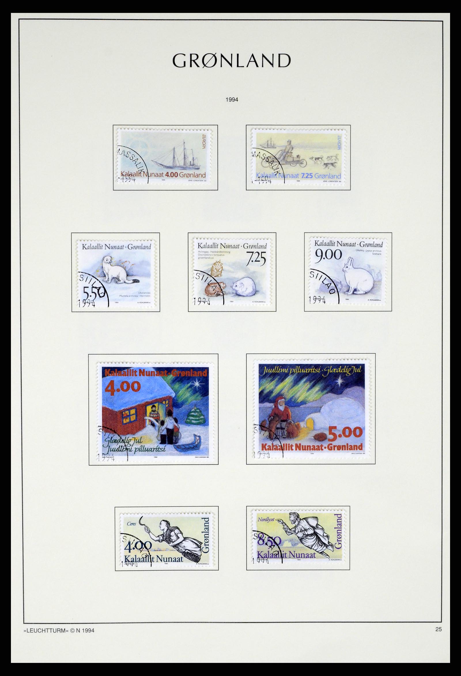 37372 041 - Postzegelverzameling 37372 Groenland 1938-2004.