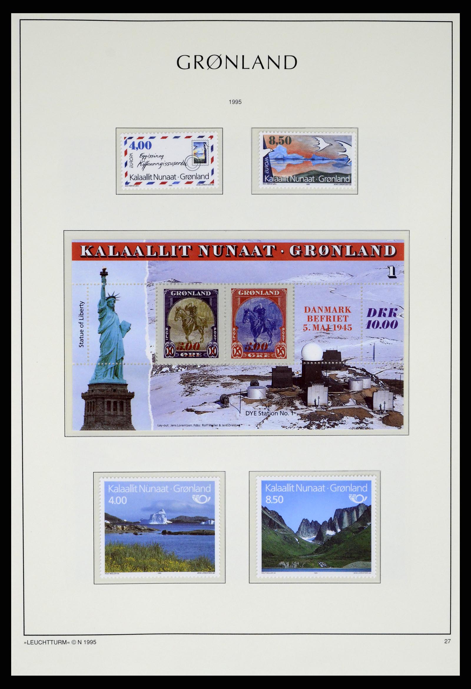 37372 043 - Postzegelverzameling 37372 Groenland 1938-2004.
