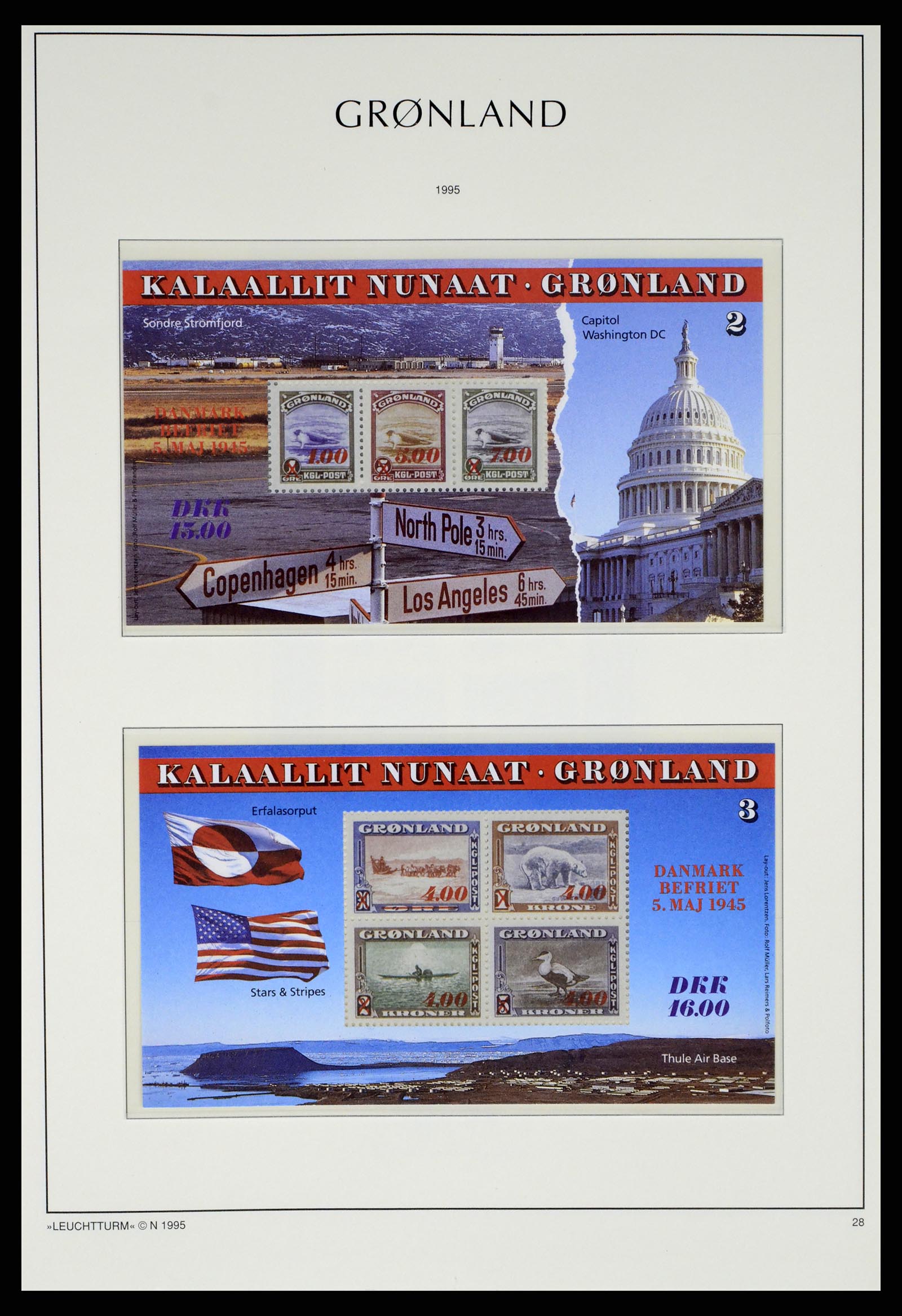 37372 044 - Postzegelverzameling 37372 Groenland 1938-2004.