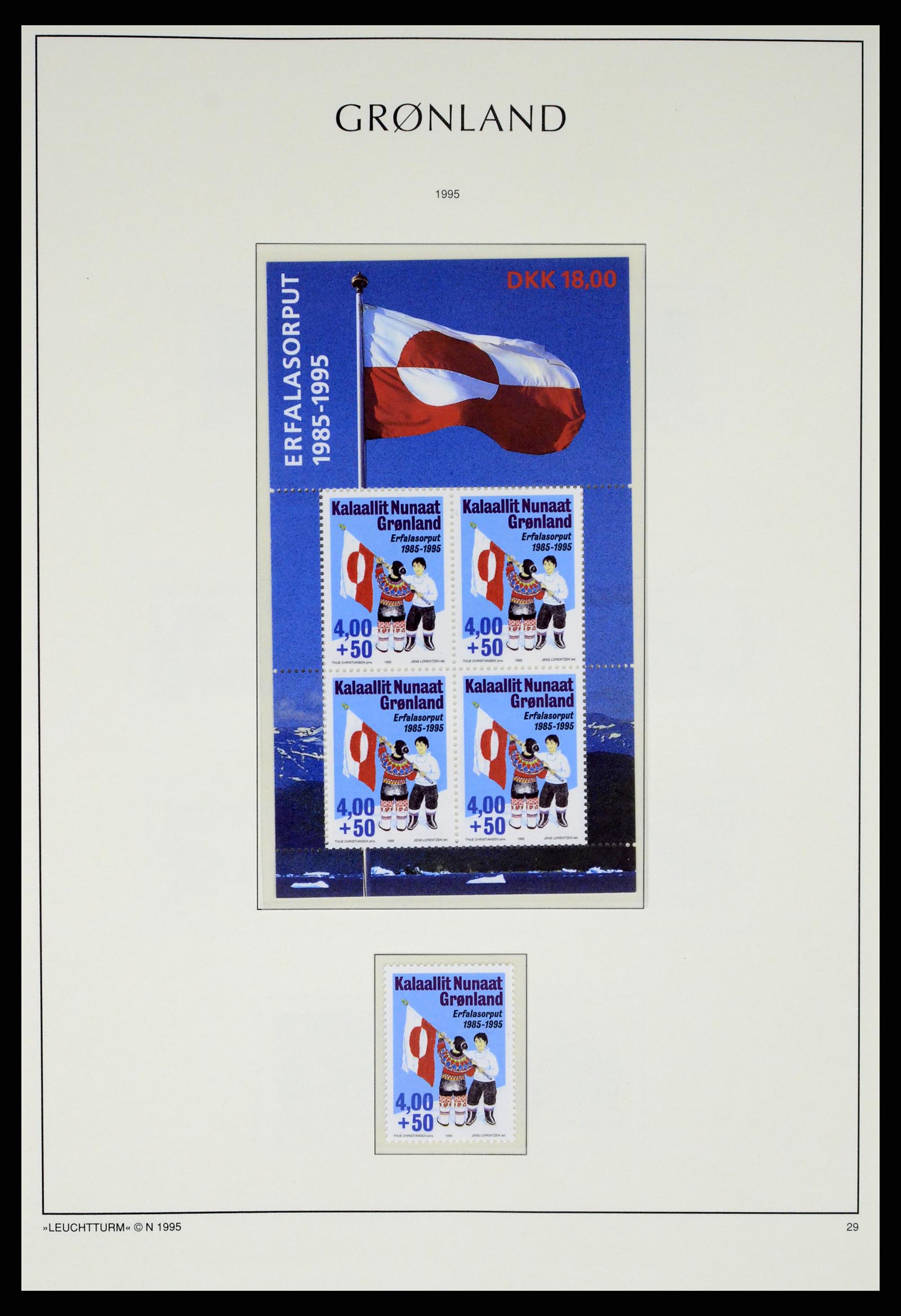 37372 045 - Postzegelverzameling 37372 Groenland 1938-2004.