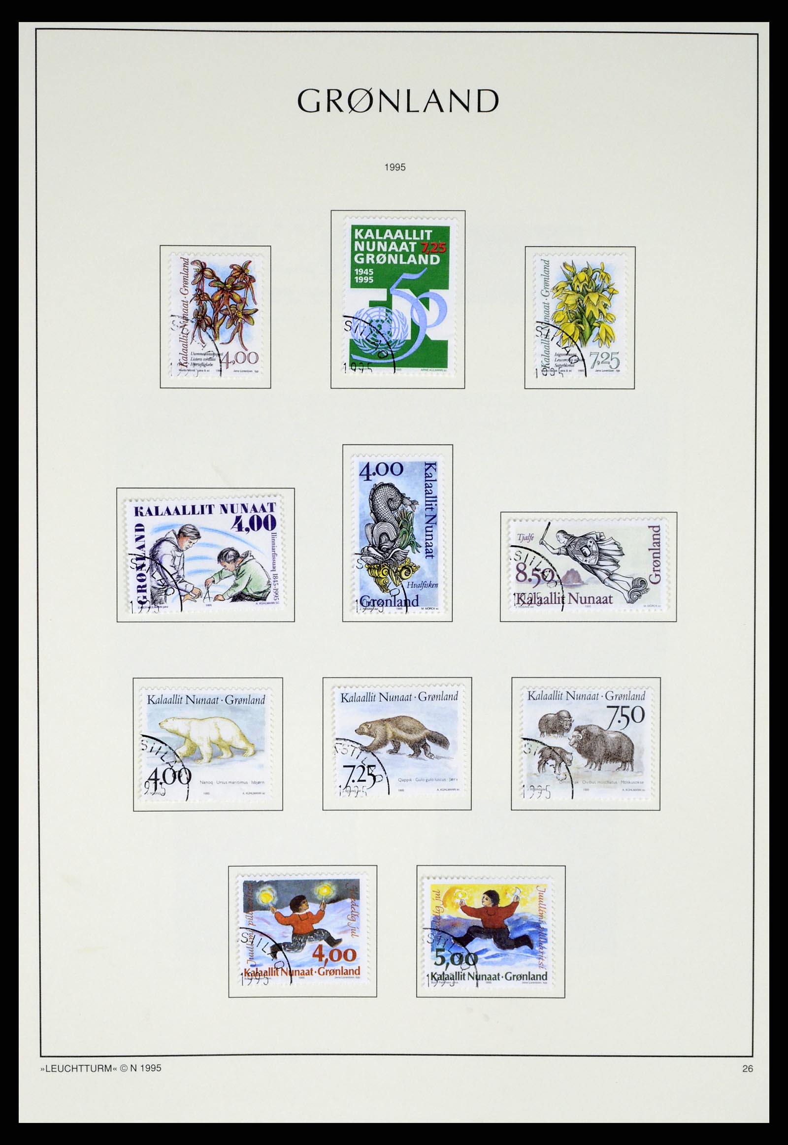 37372 046 - Postzegelverzameling 37372 Groenland 1938-2004.