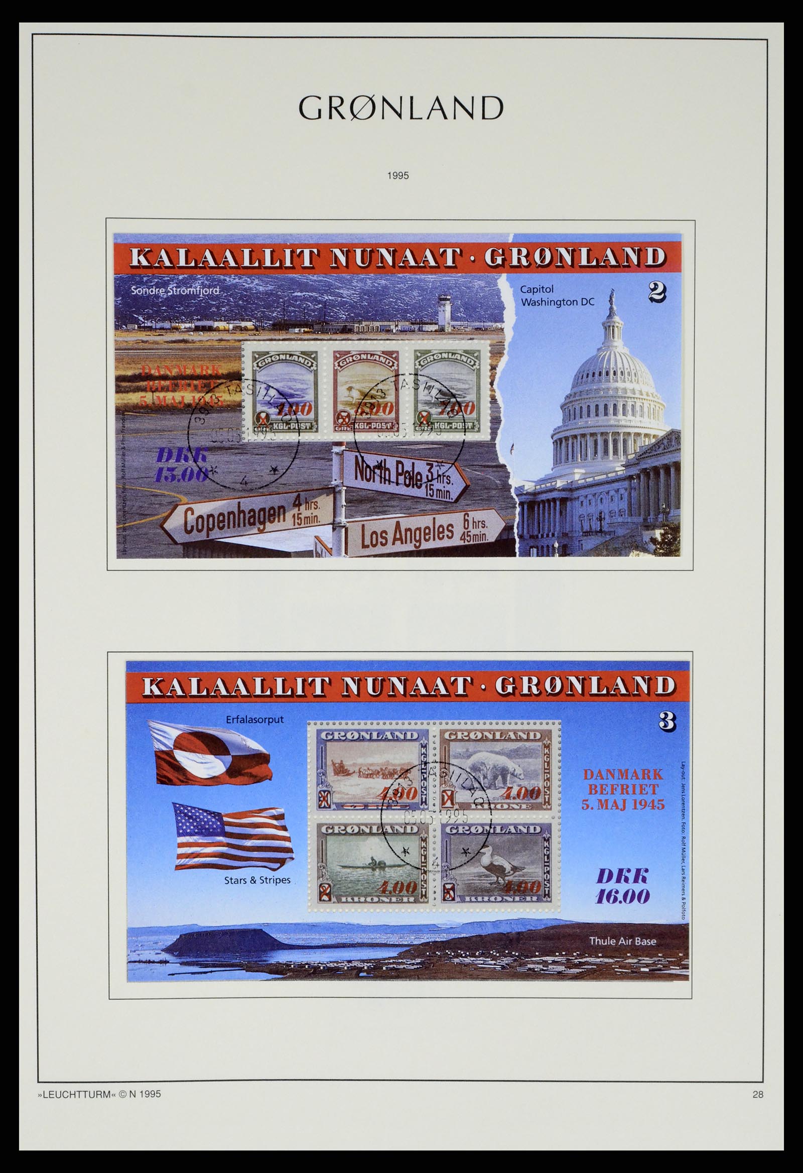 37372 048 - Postzegelverzameling 37372 Groenland 1938-2004.