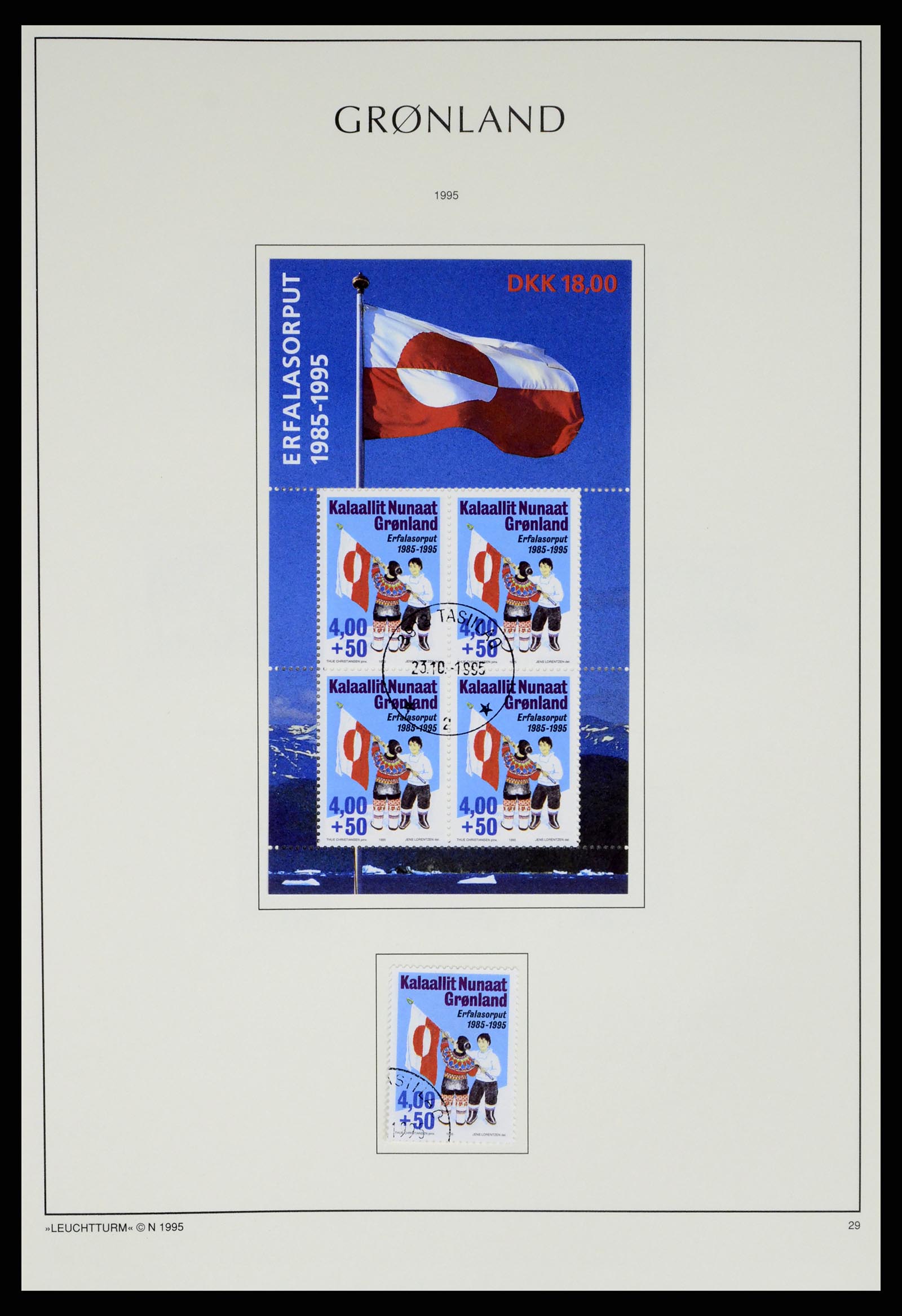 37372 049 - Postzegelverzameling 37372 Groenland 1938-2004.