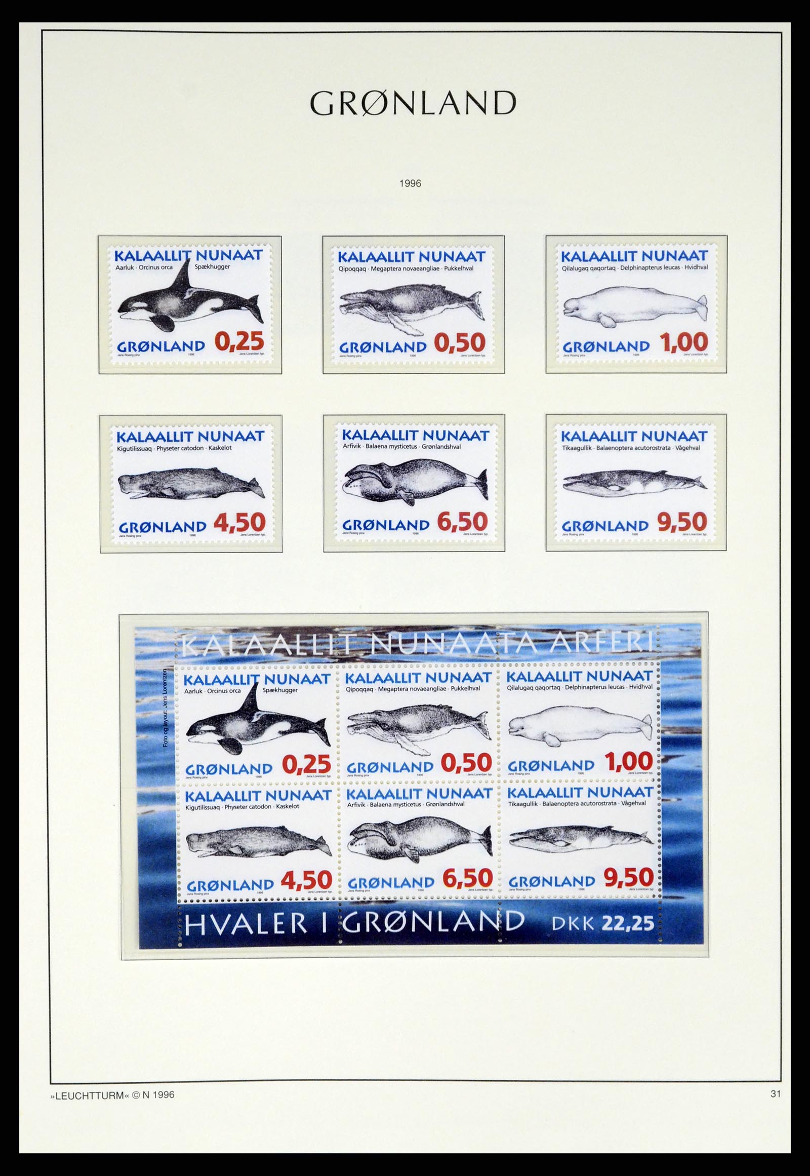 37372 051 - Postzegelverzameling 37372 Groenland 1938-2004.