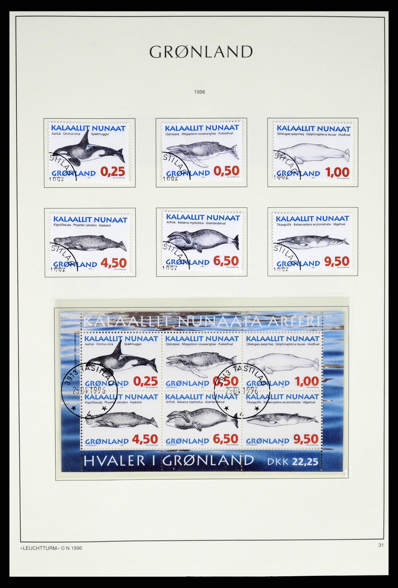 37372 054 - Postzegelverzameling 37372 Groenland 1938-2004.
