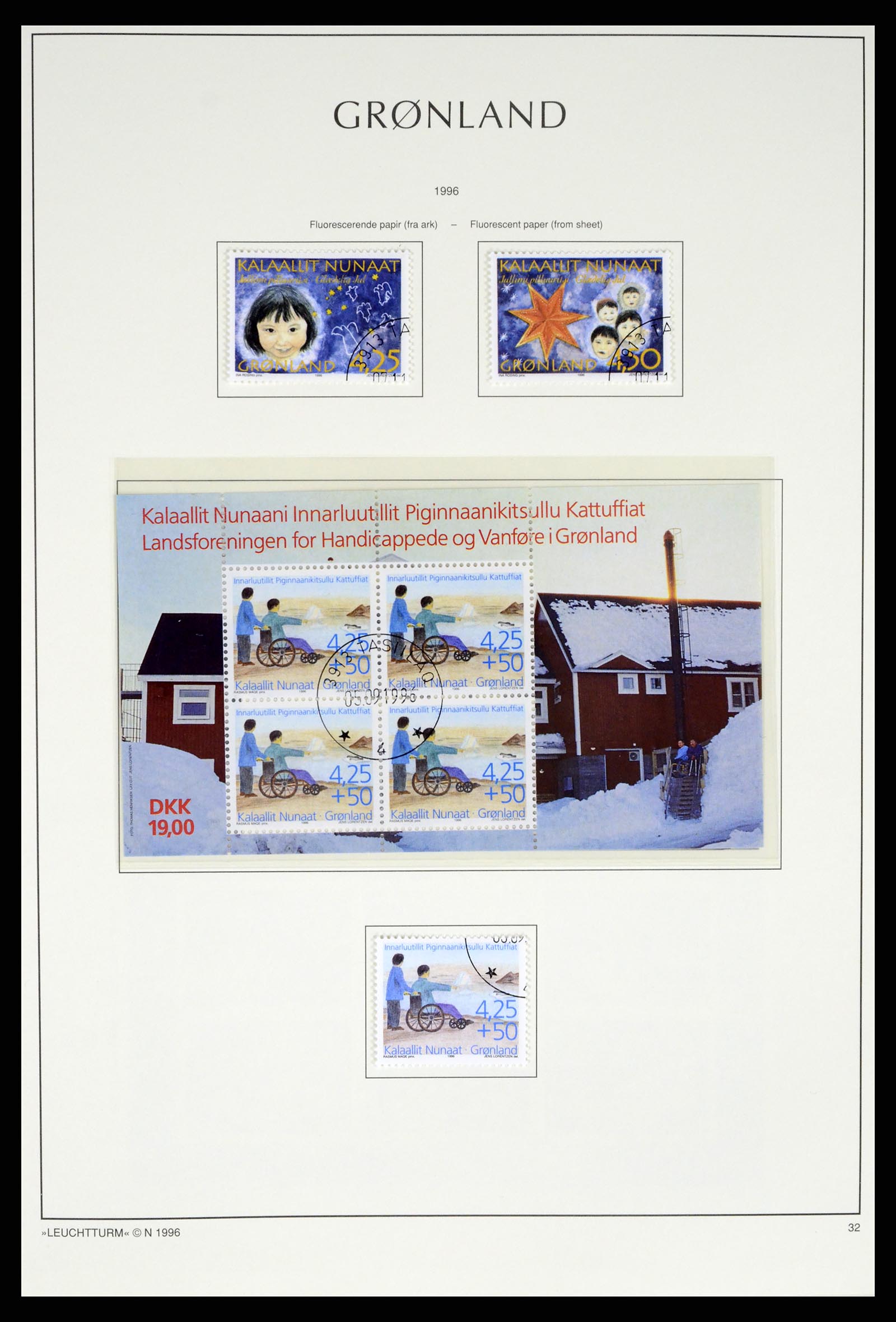 37372 055 - Postzegelverzameling 37372 Groenland 1938-2004.