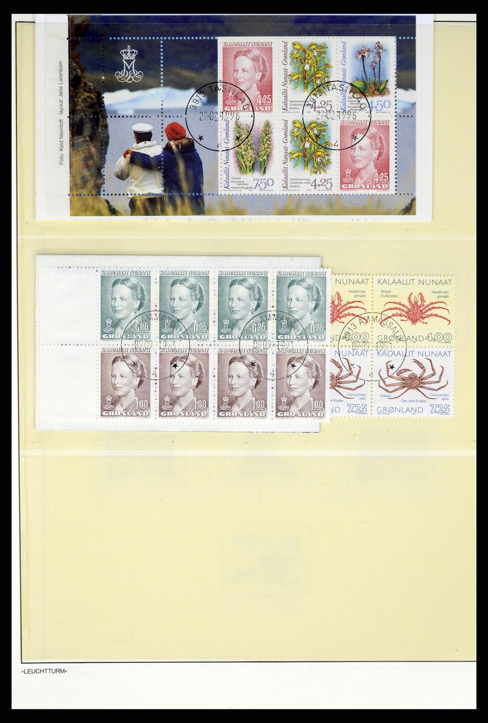 37372 057 - Postzegelverzameling 37372 Groenland 1938-2004.