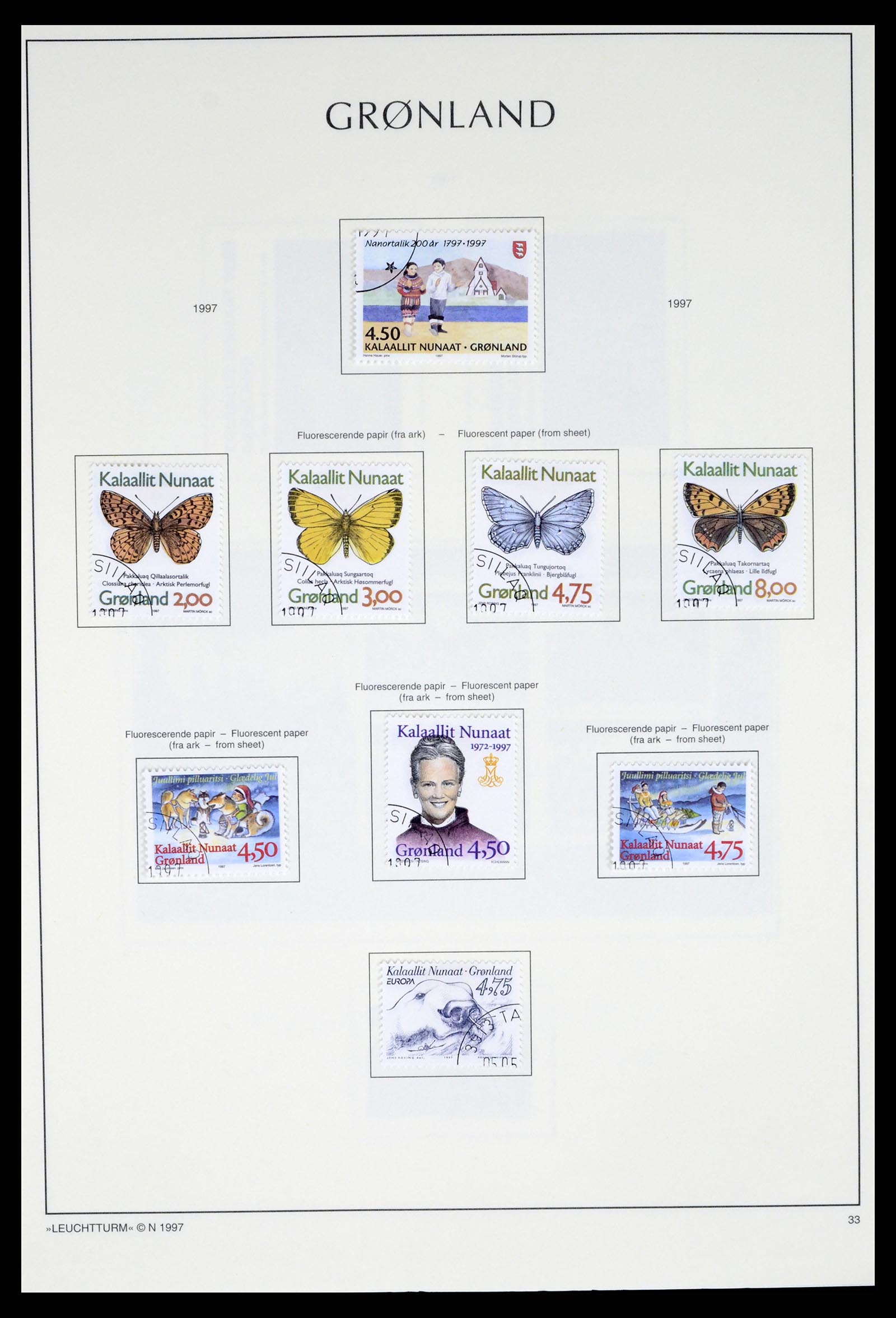37372 058 - Postzegelverzameling 37372 Groenland 1938-2004.