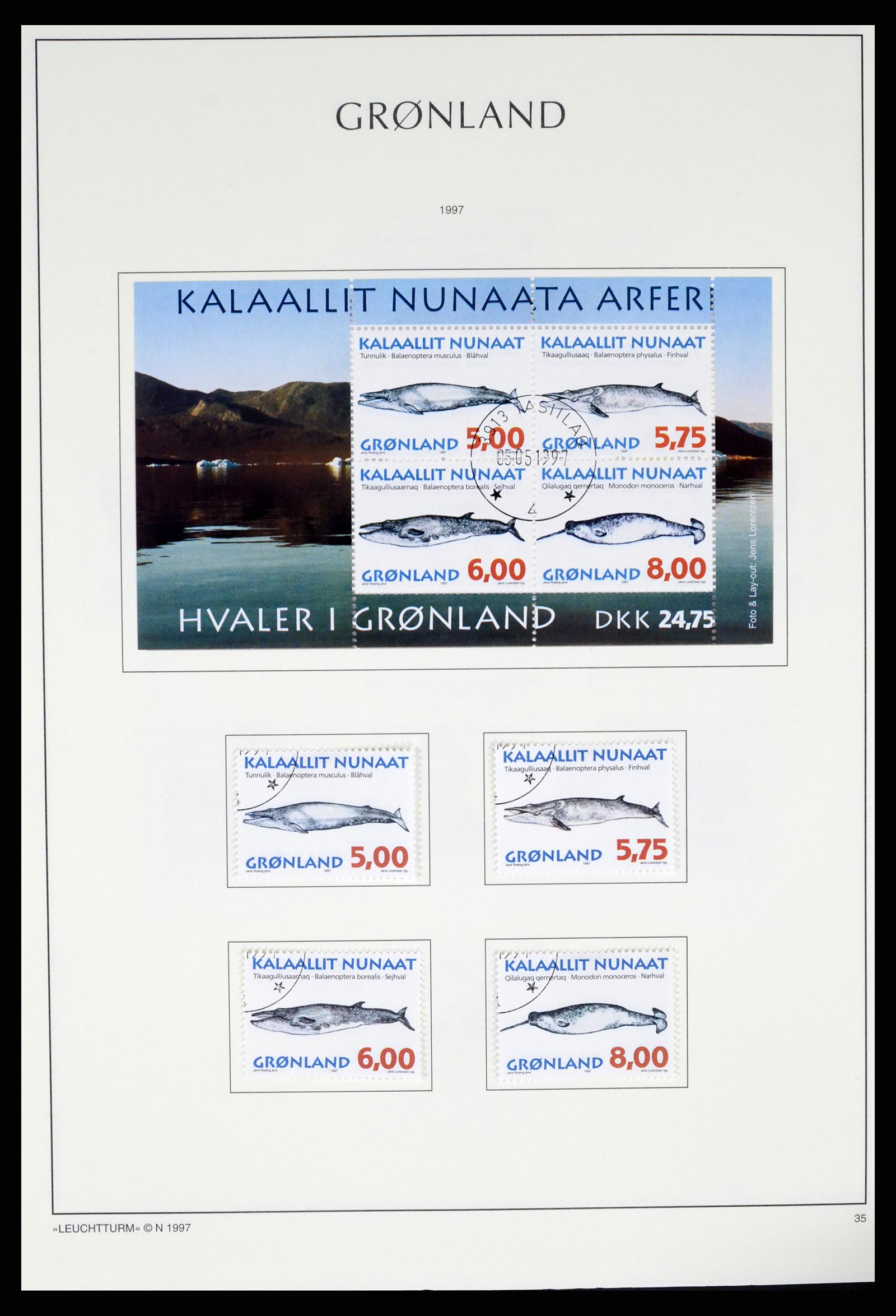 37372 060 - Postzegelverzameling 37372 Groenland 1938-2004.