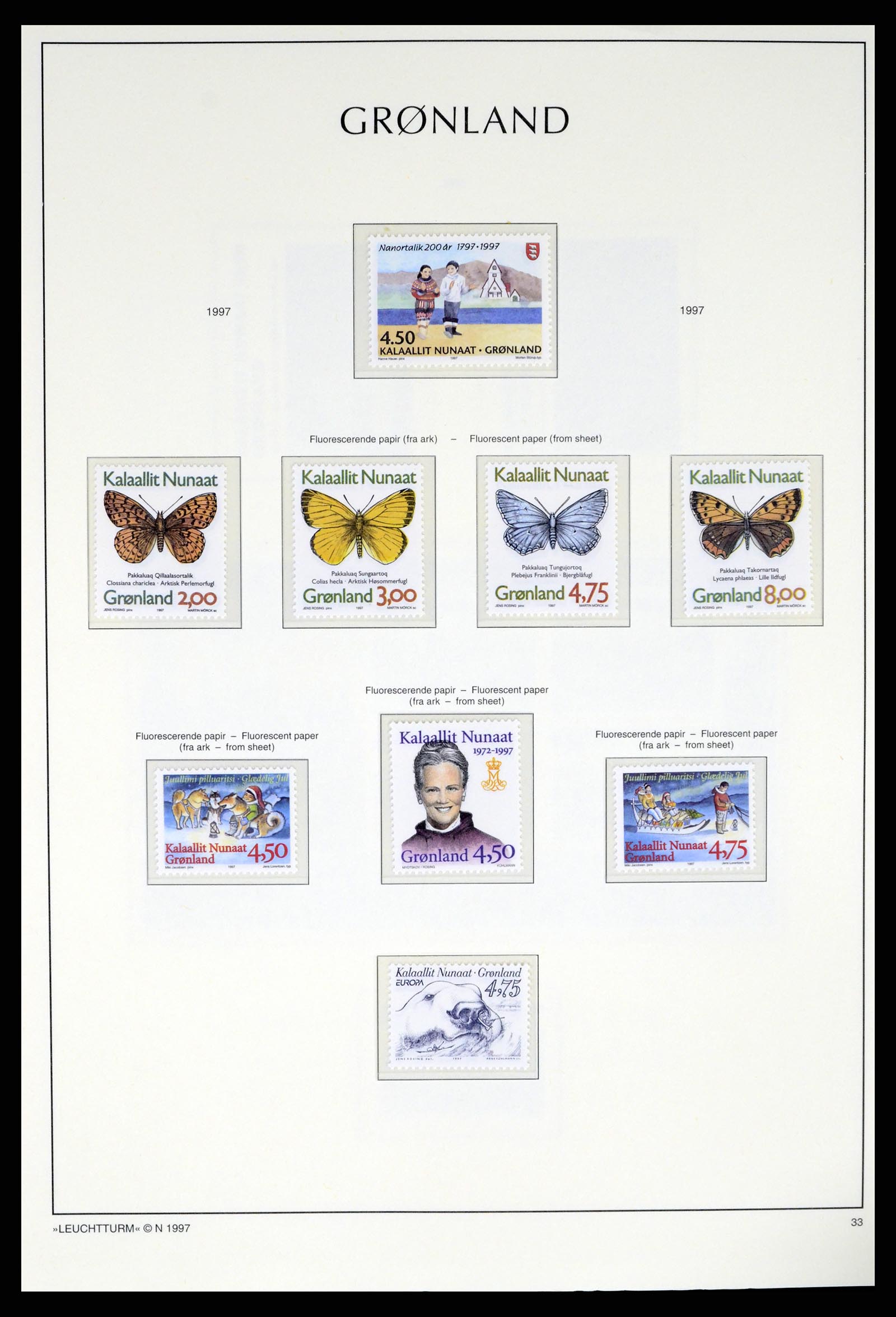 37372 061 - Postzegelverzameling 37372 Groenland 1938-2004.