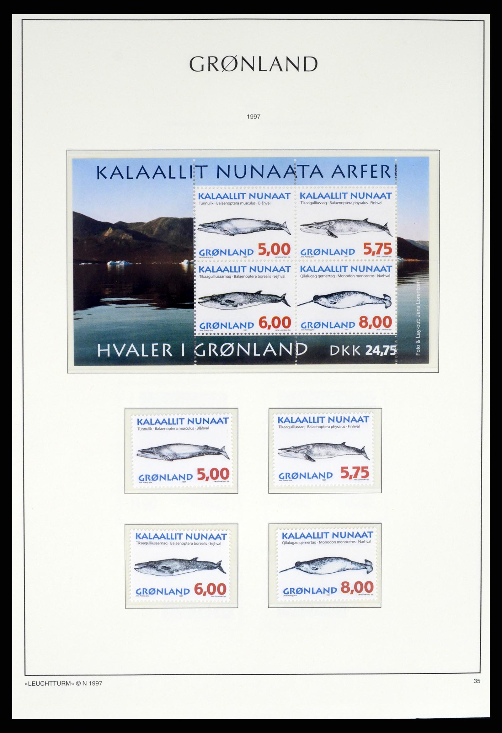 37372 063 - Postzegelverzameling 37372 Groenland 1938-2004.