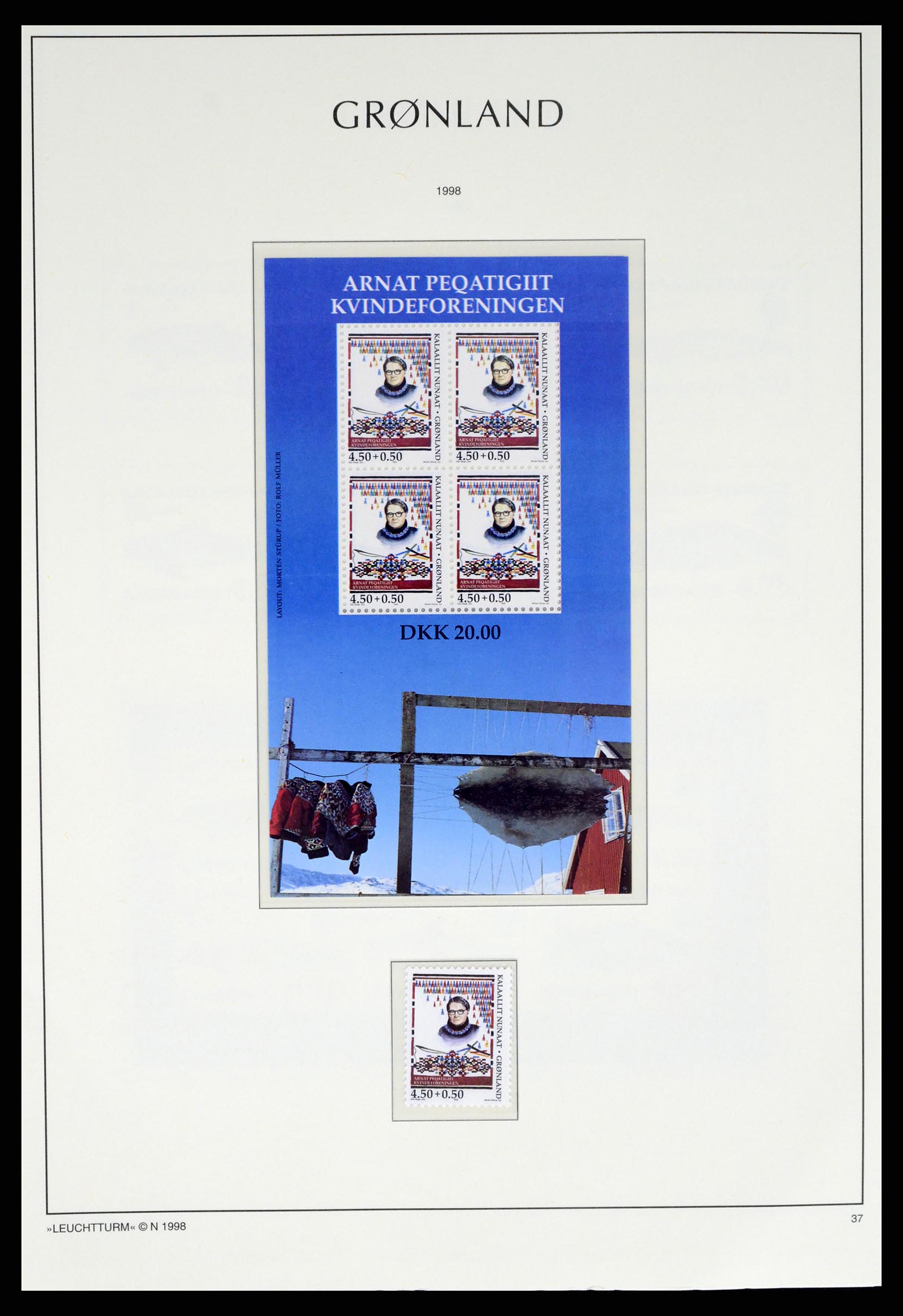37372 065 - Postzegelverzameling 37372 Groenland 1938-2004.