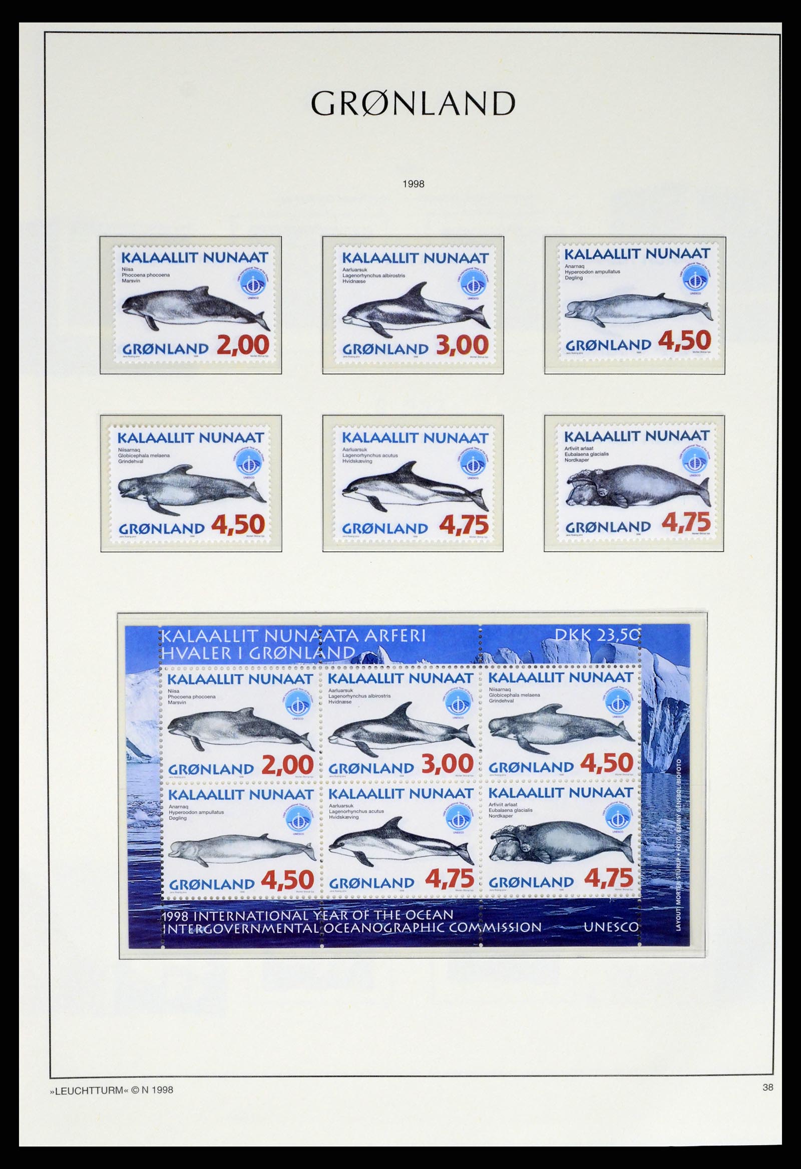 37372 066 - Postzegelverzameling 37372 Groenland 1938-2004.