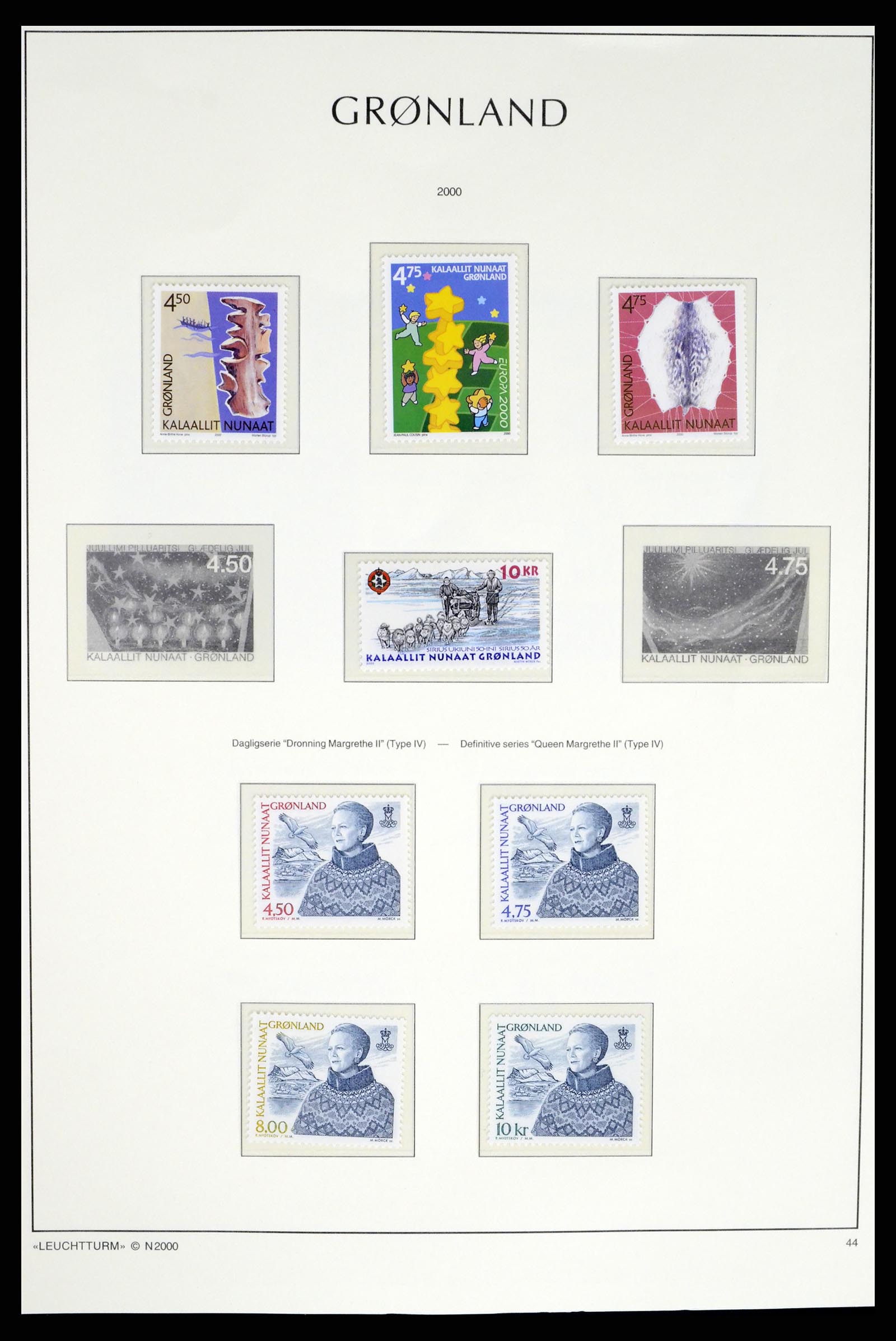 37372 077 - Postzegelverzameling 37372 Groenland 1938-2004.